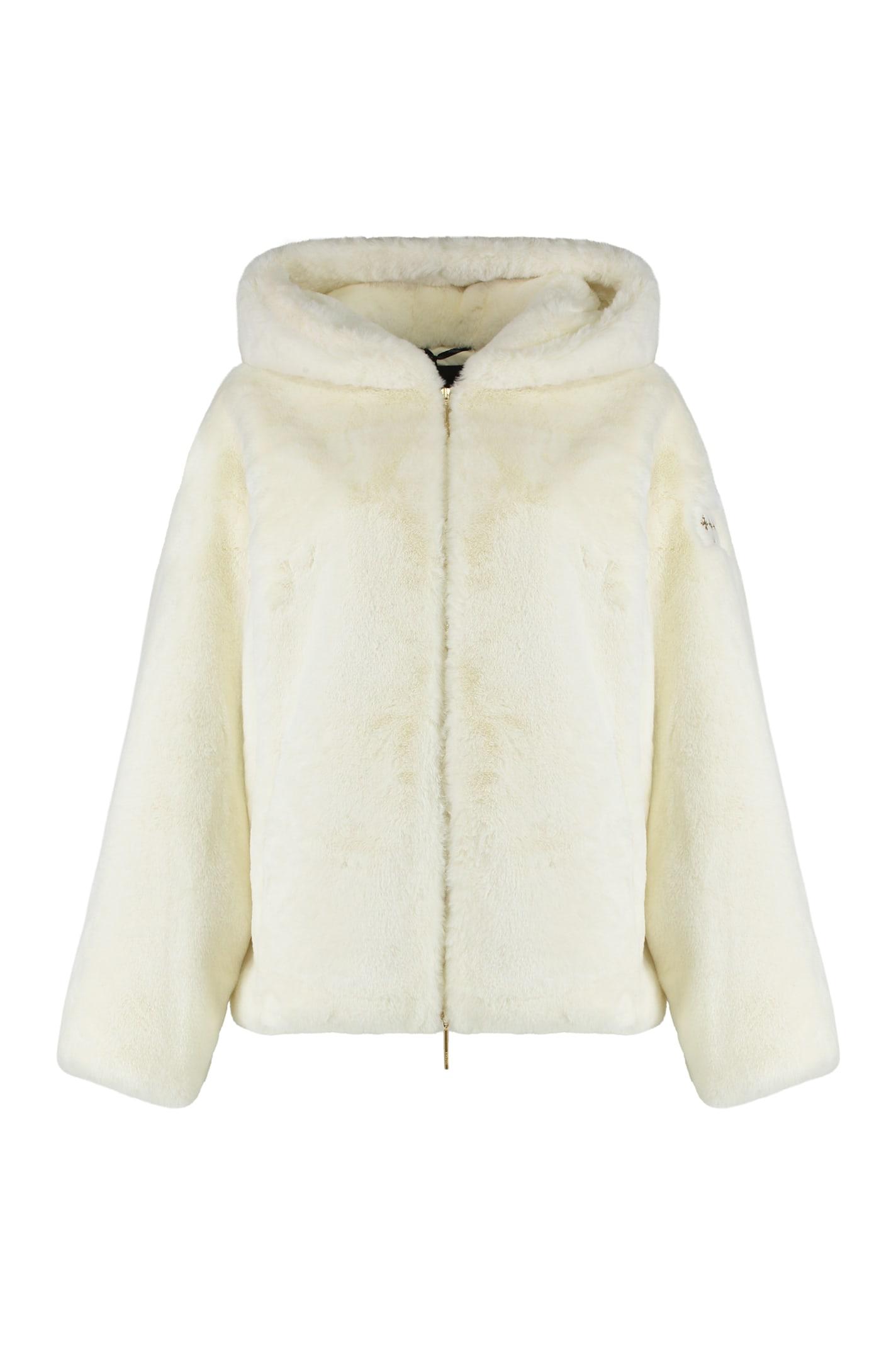 tatras yumola jacket in eco-fur