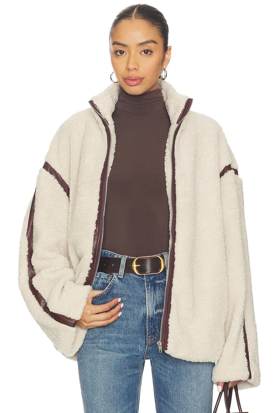 tatum teddy contrast jacket