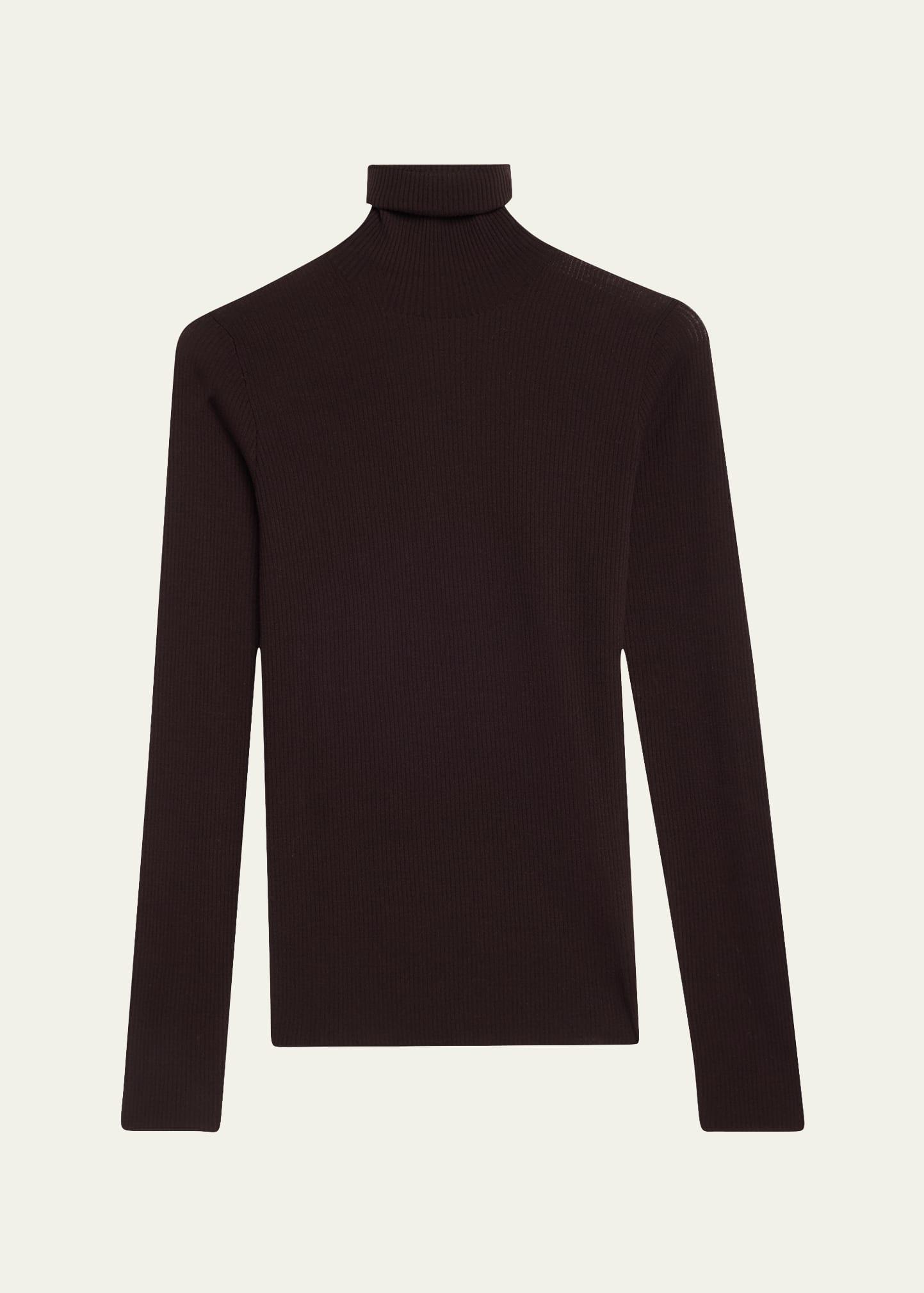 taupo ribbed wool turtleneck