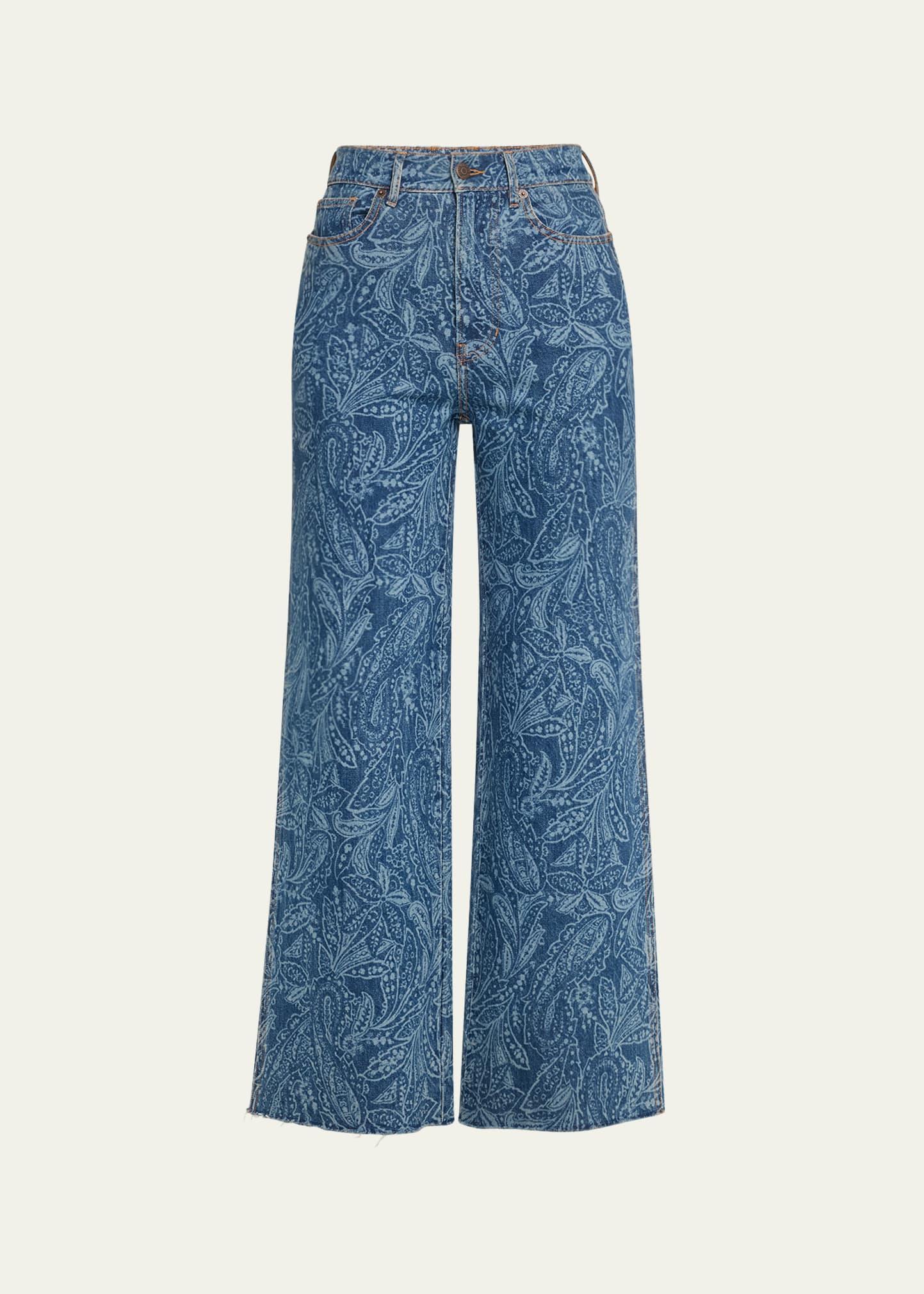 taylor high-rise wide-leg jeans