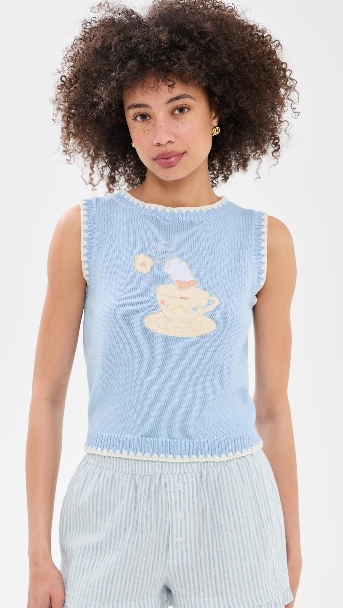 teacup knitted tank
