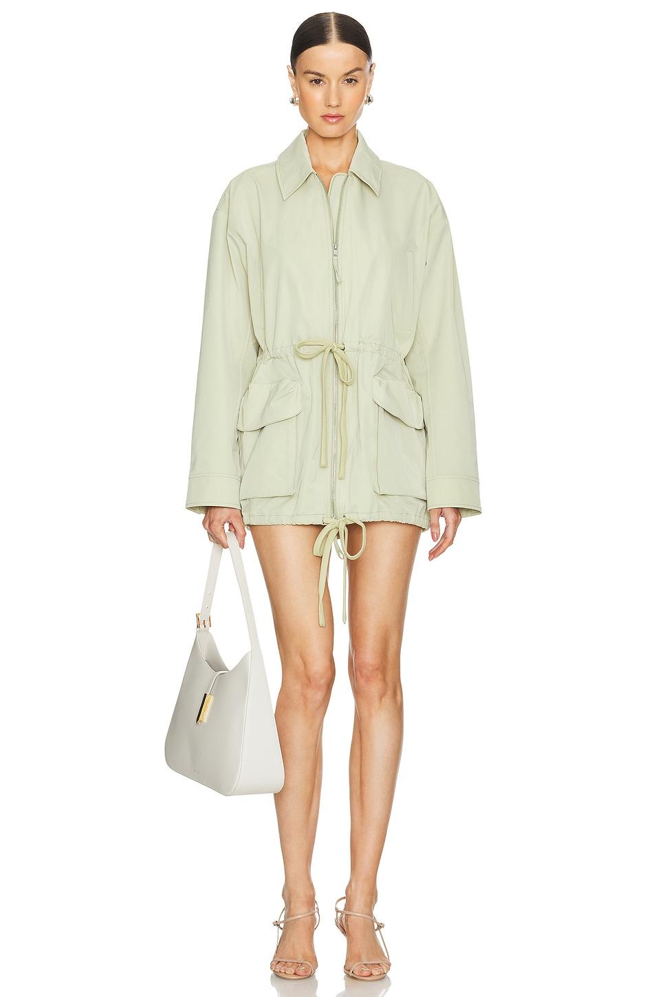 tech gabardine parka jacket