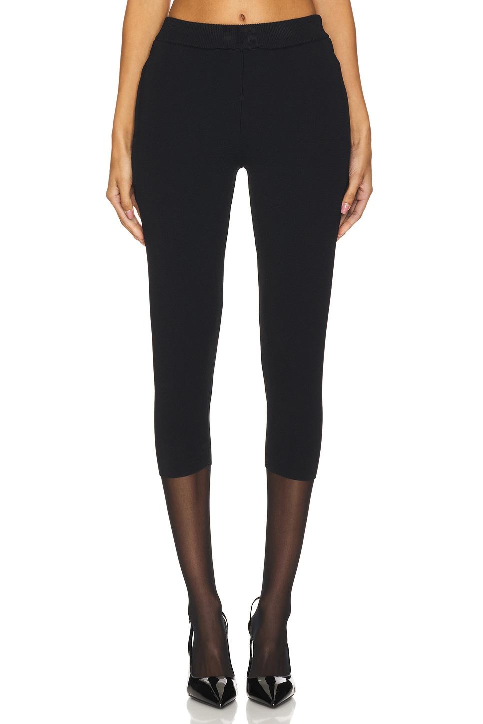 technical knit stretch capri