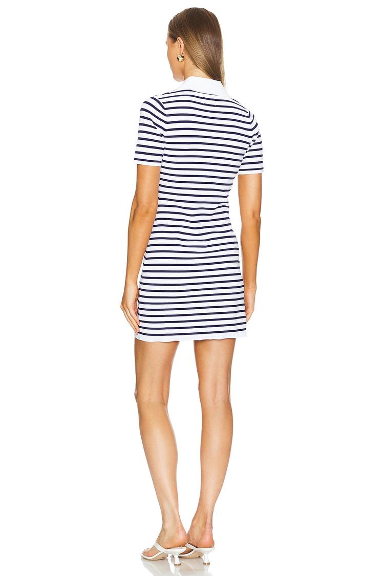 technical polo mini dress