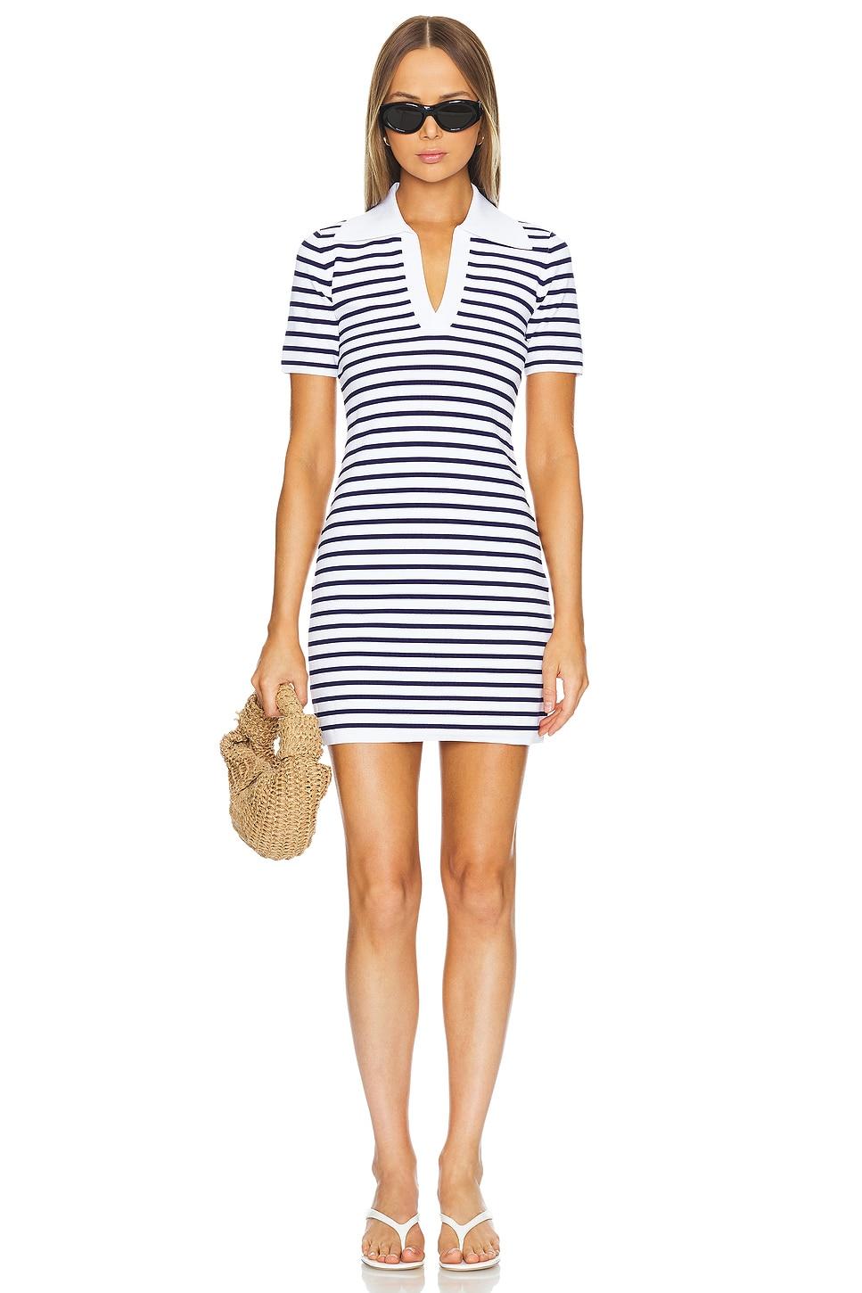 technical polo mini dress