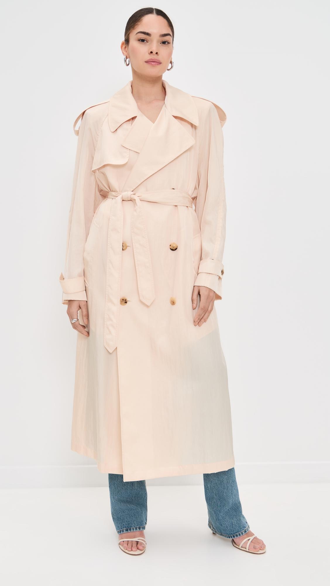 technical trench coat