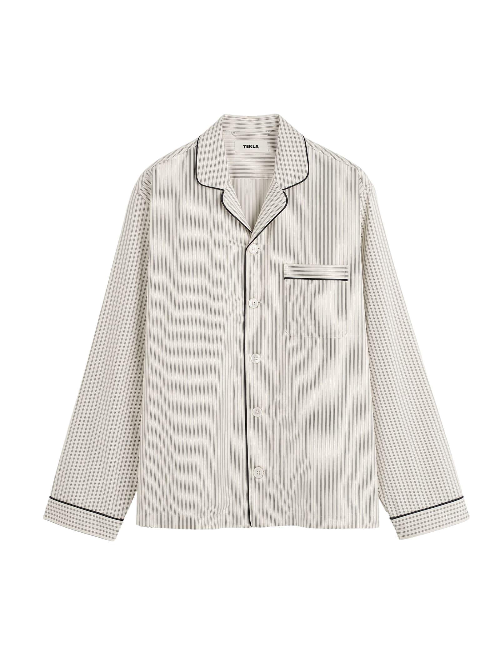 tekla striped pajama shirt