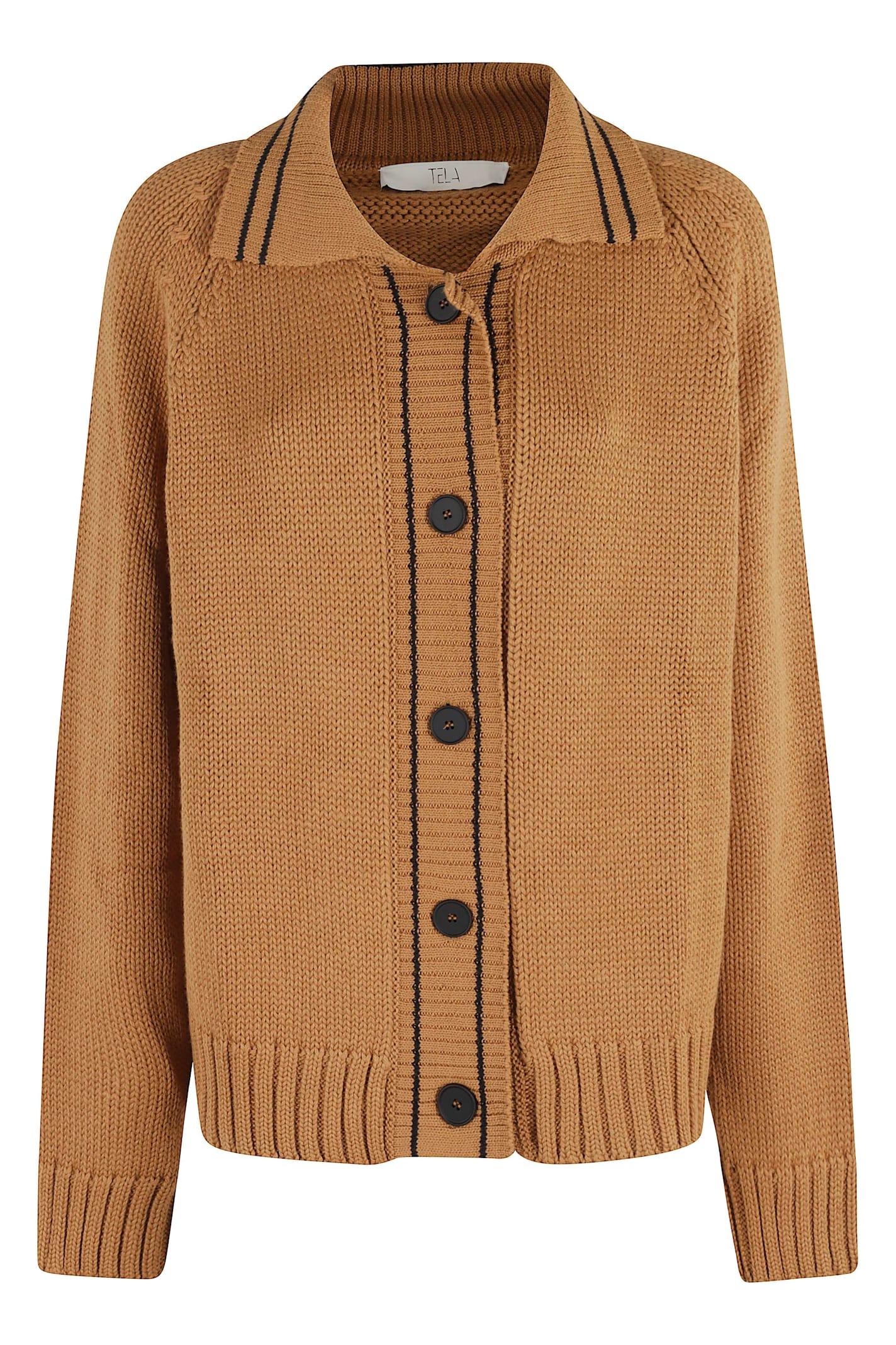 tela cardigan violet