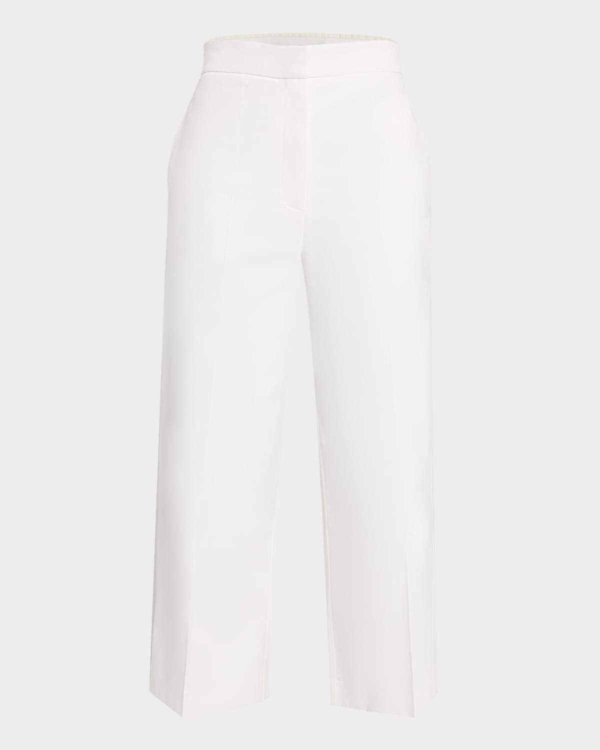 temple cropped stretch gabardine pants