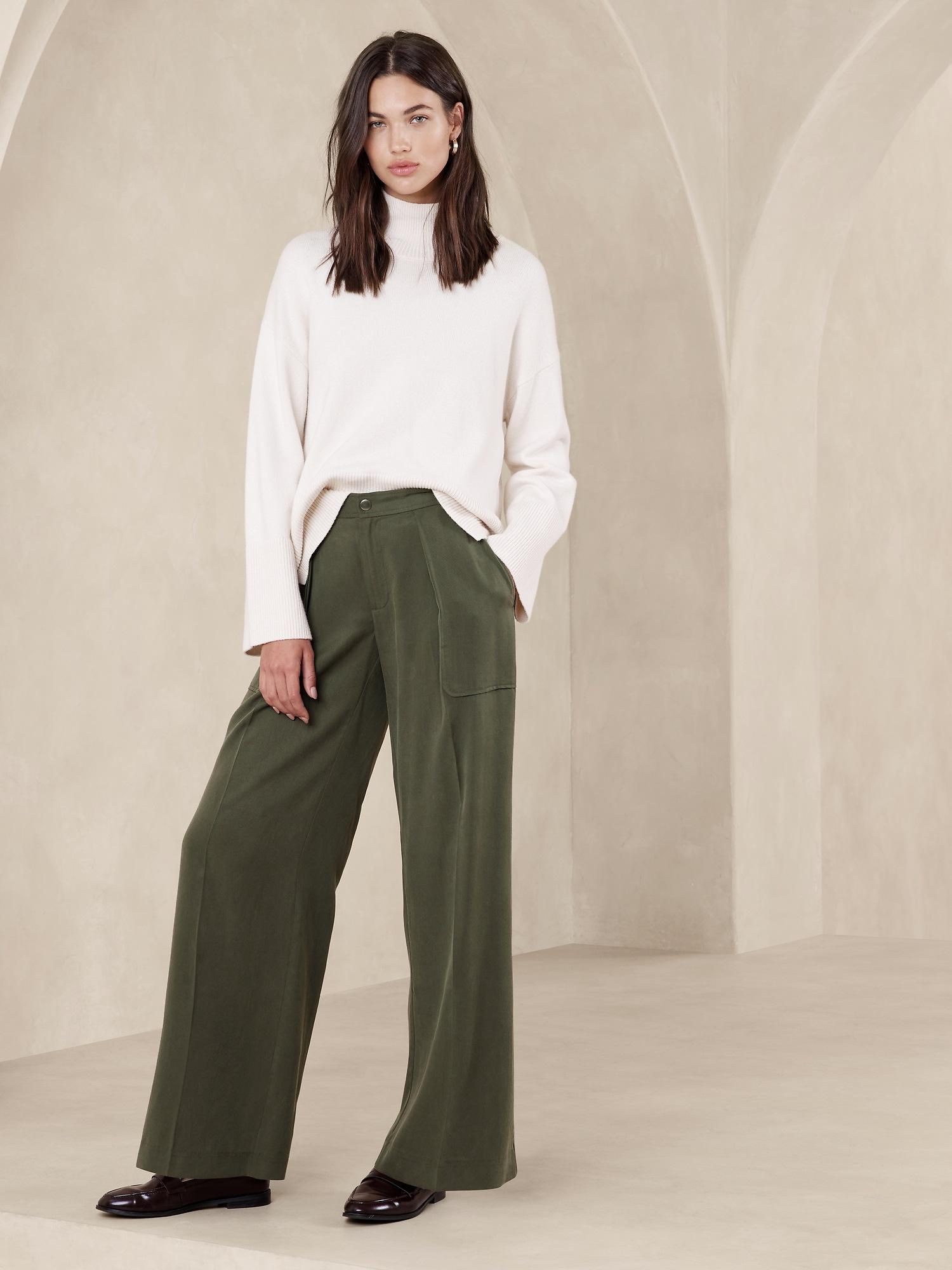 tencel™ wide-leg pant