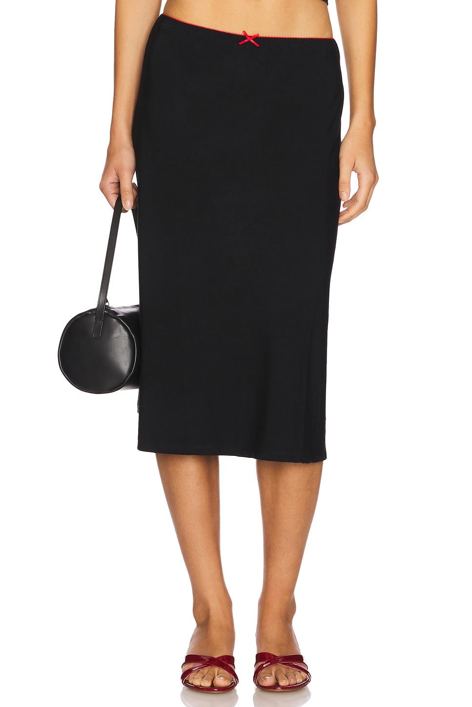 tencel slip skirt