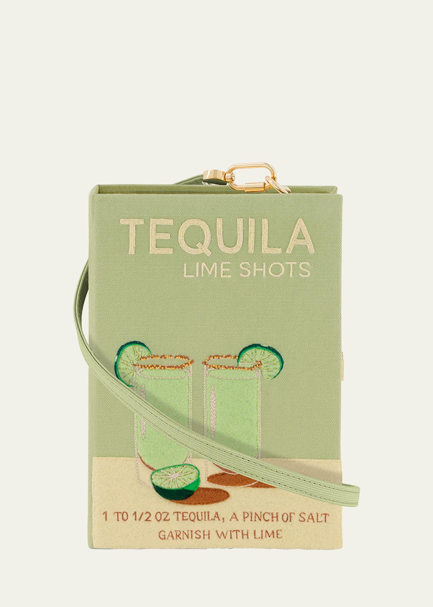 tequila lime shots book clutch bag