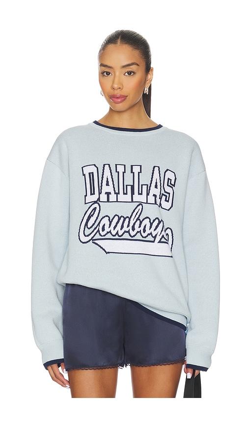terez x revolve cowboys crew pullover in blue.