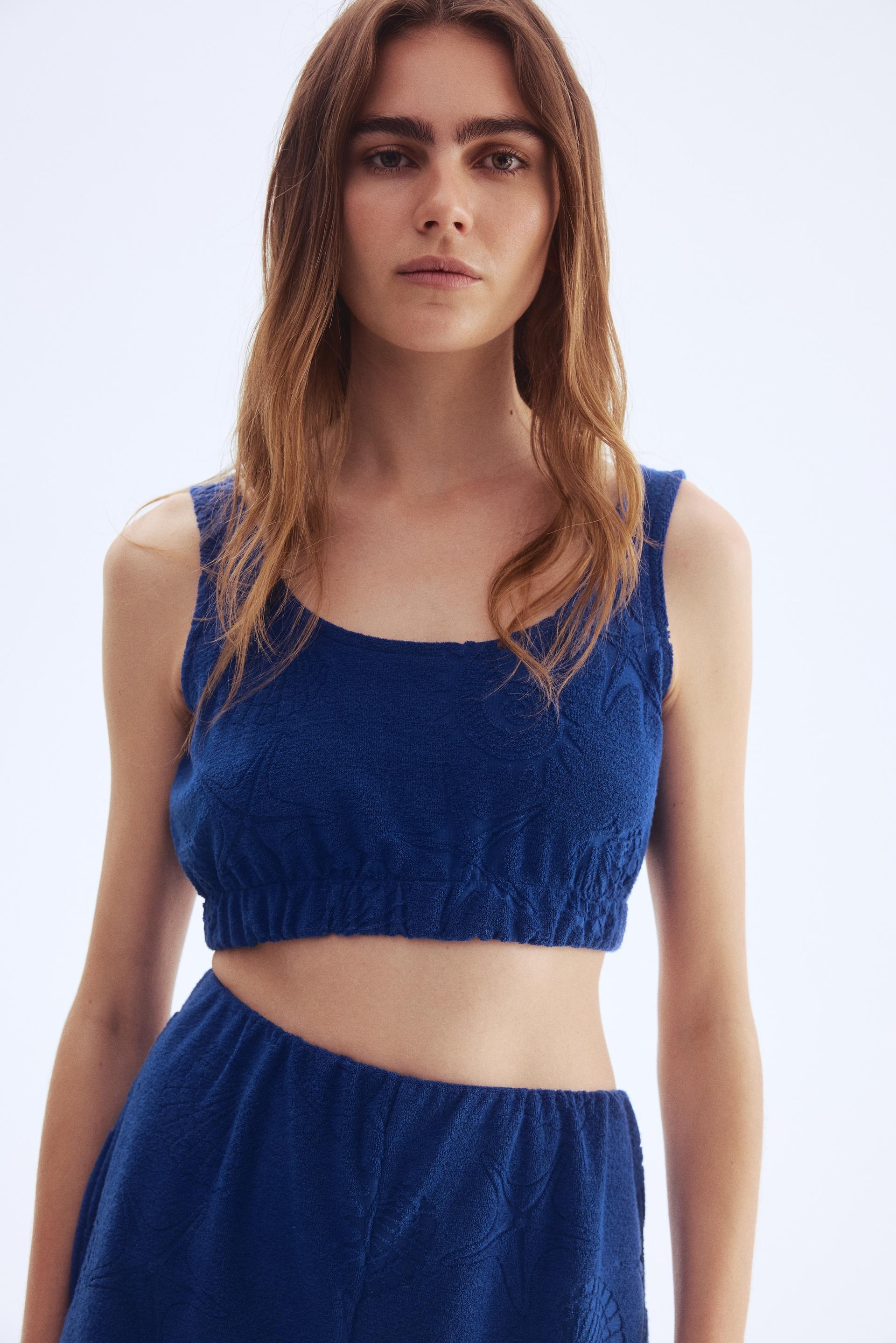 terry crop top