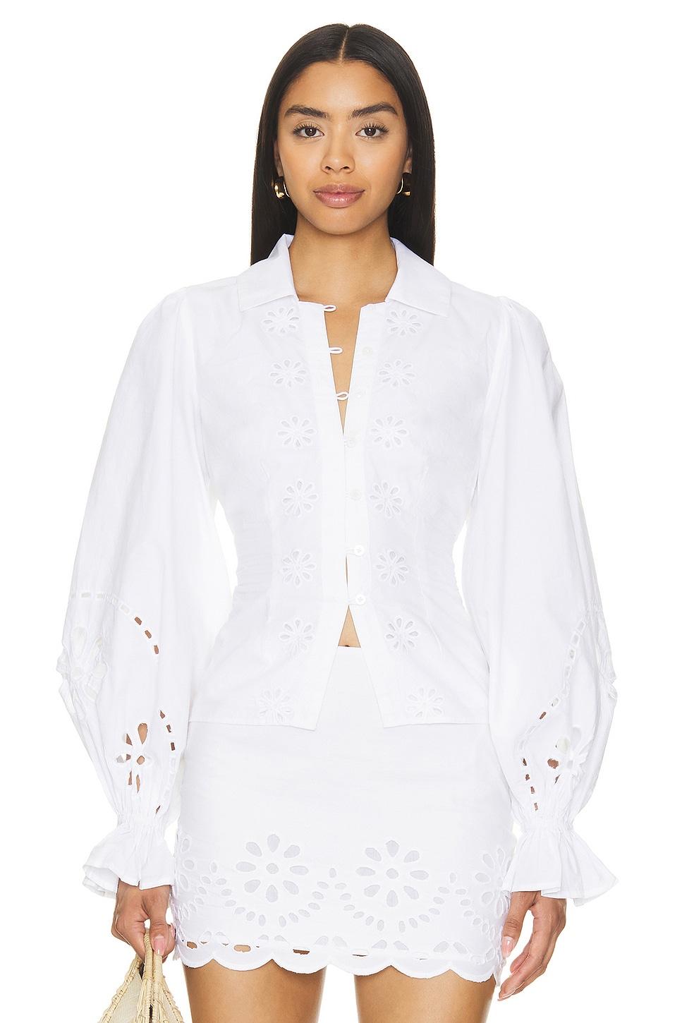 tess button up shirt