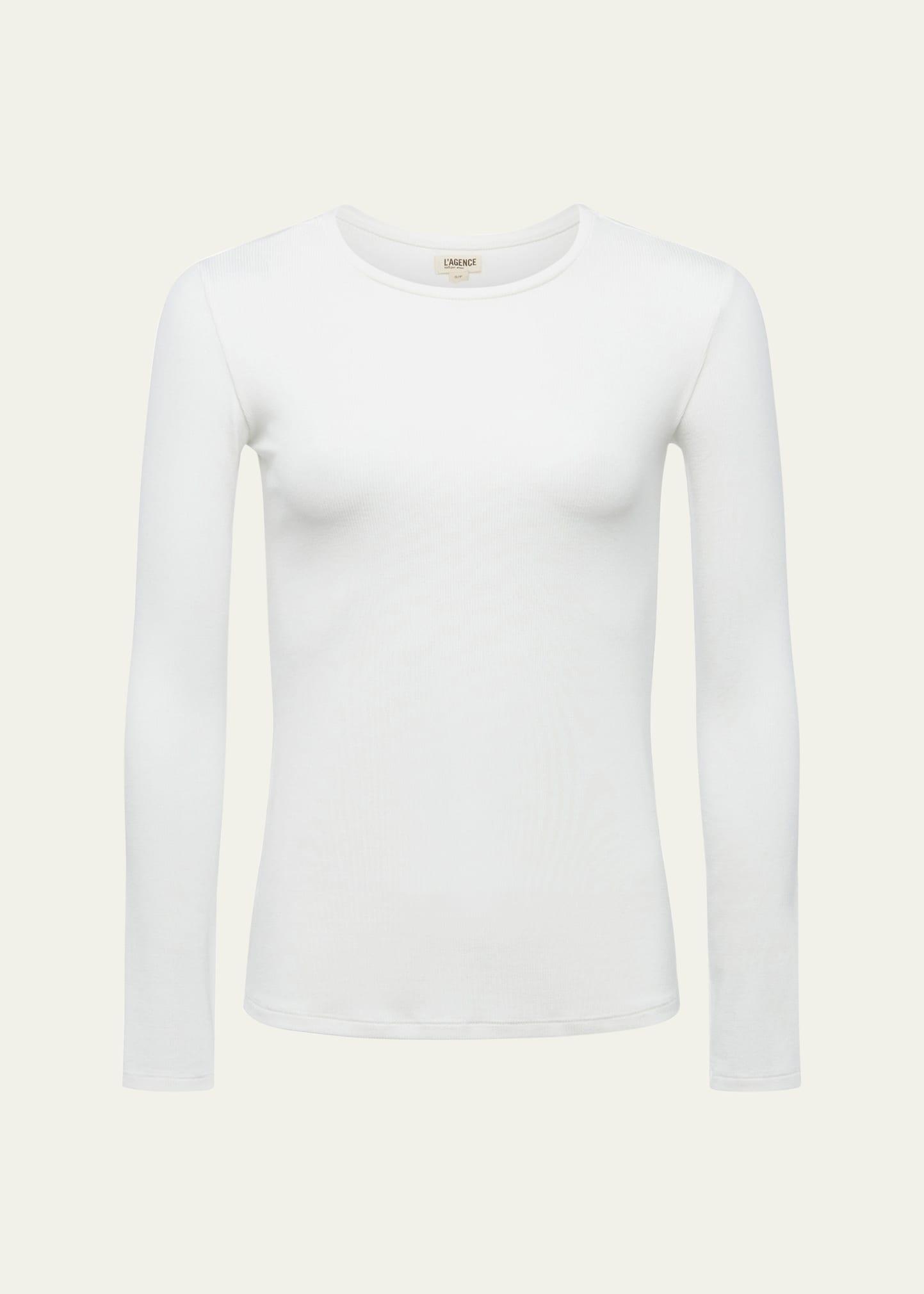 tess long-sleeve crewneck tee