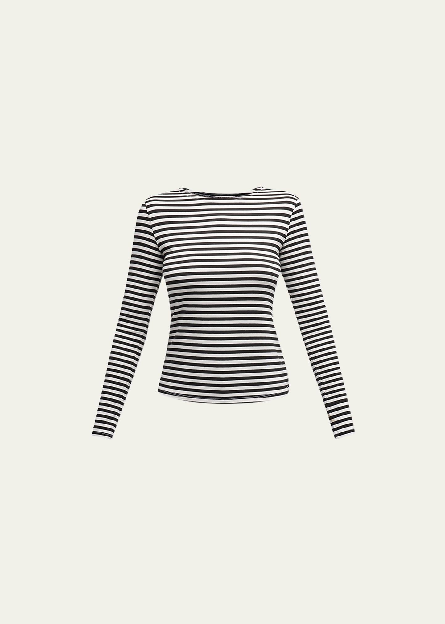 tess long-sleeve stripe tee