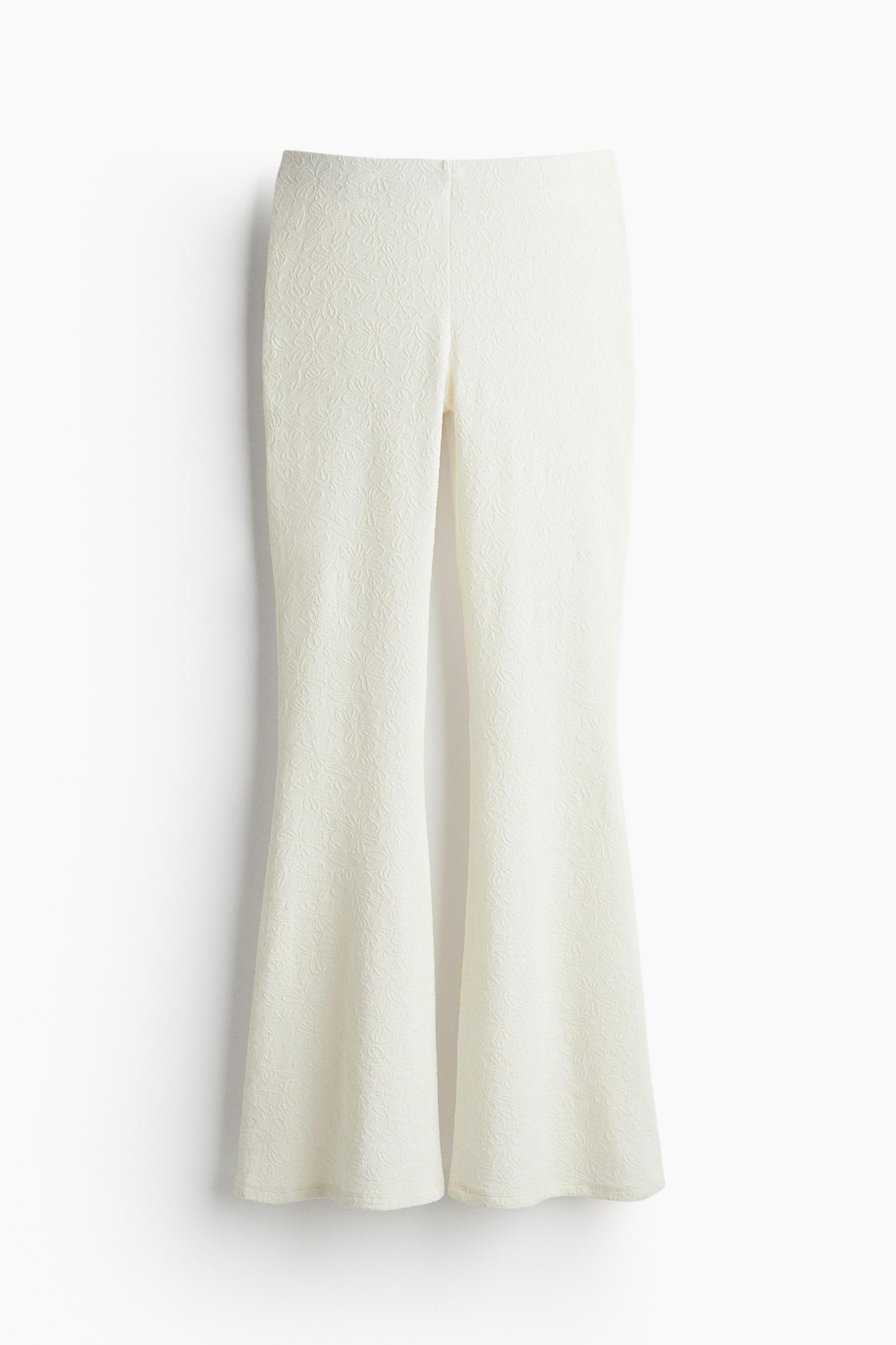 textured jersey pants