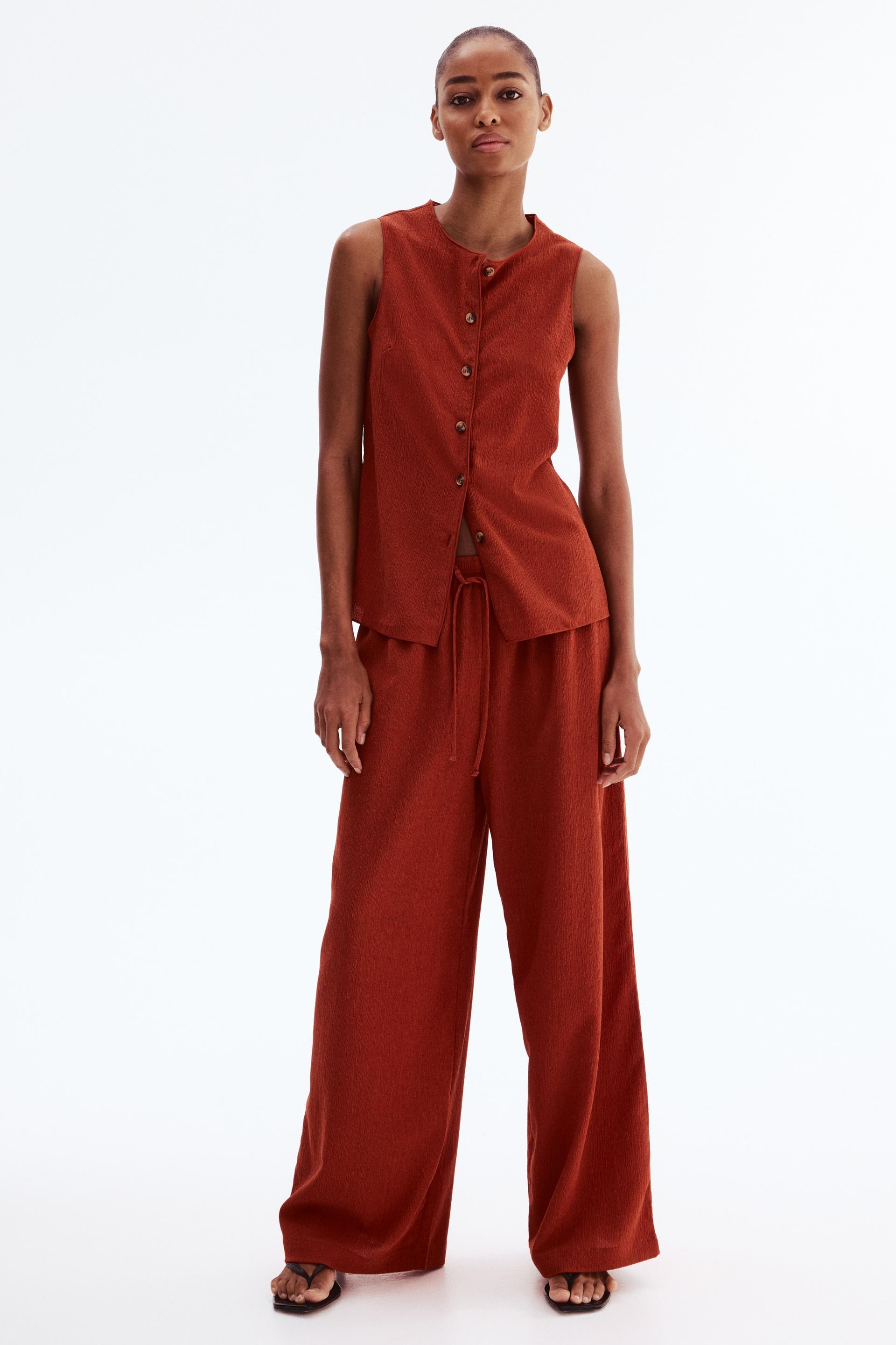 textured jersey pants
