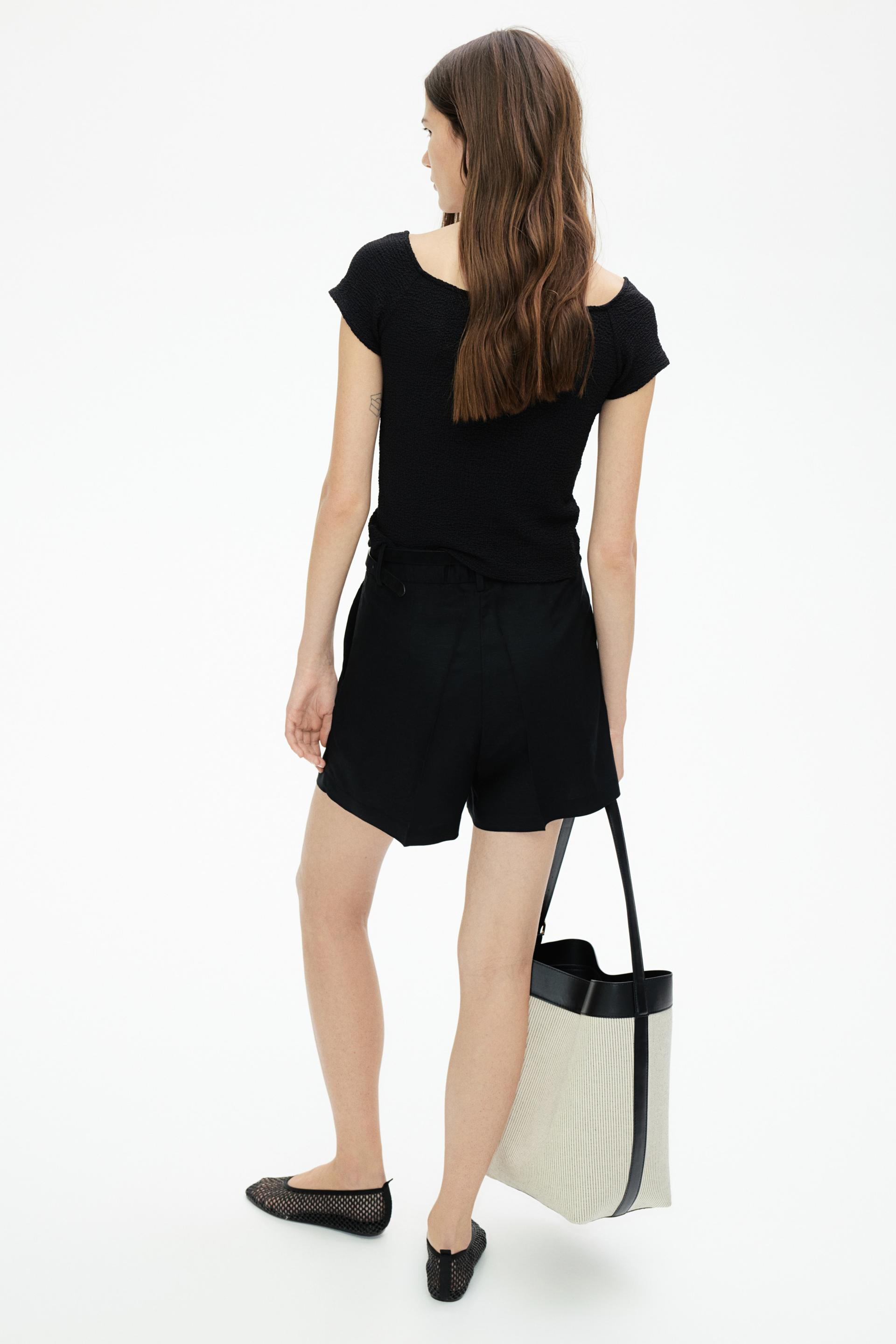 textured jersey top