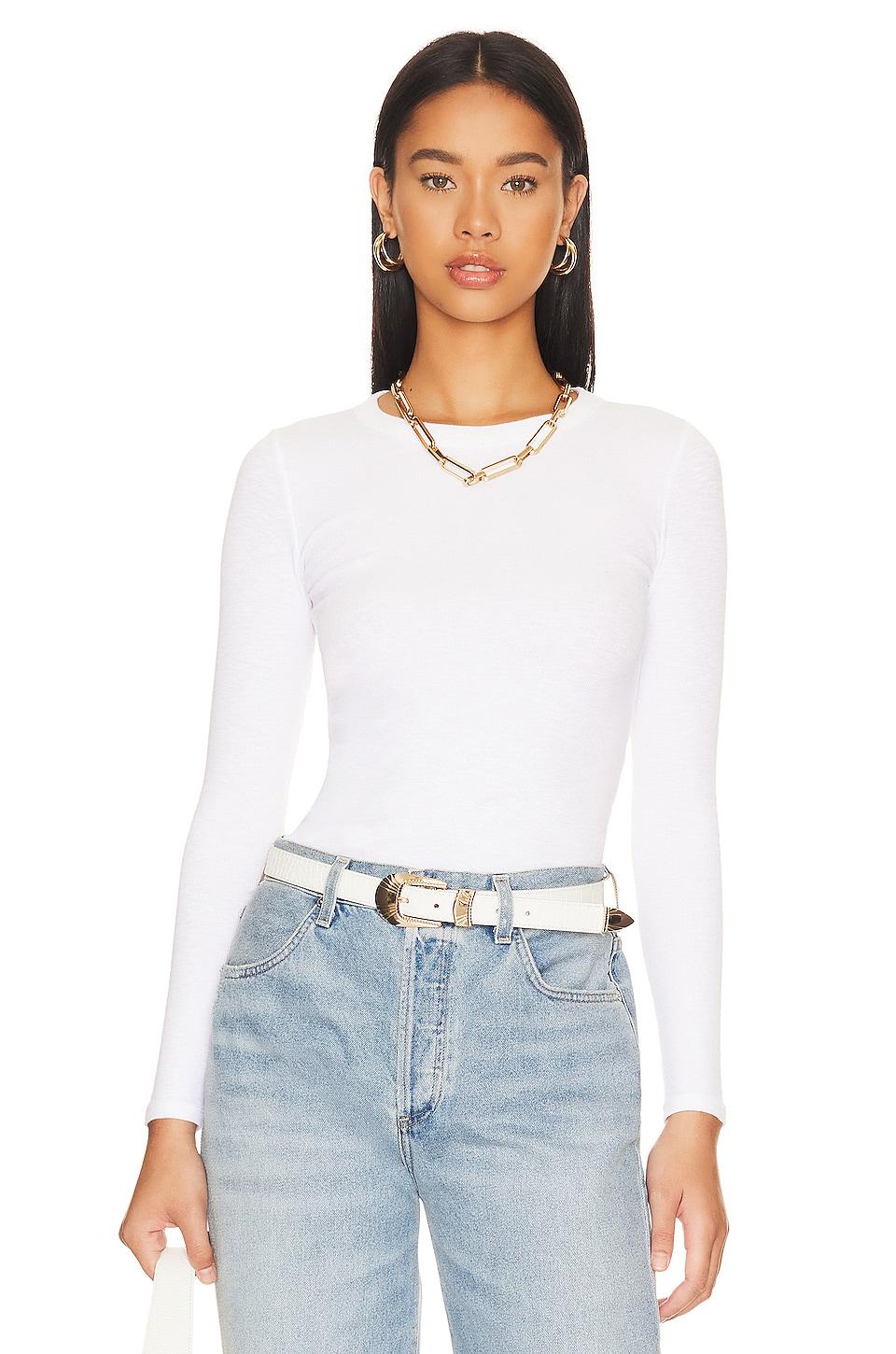 textured knit crew top