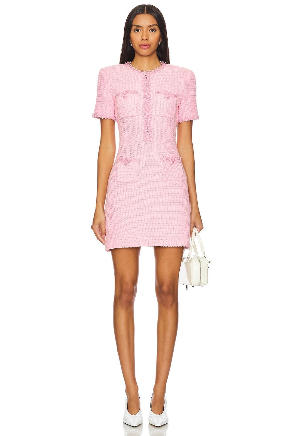 textured knit mini dress