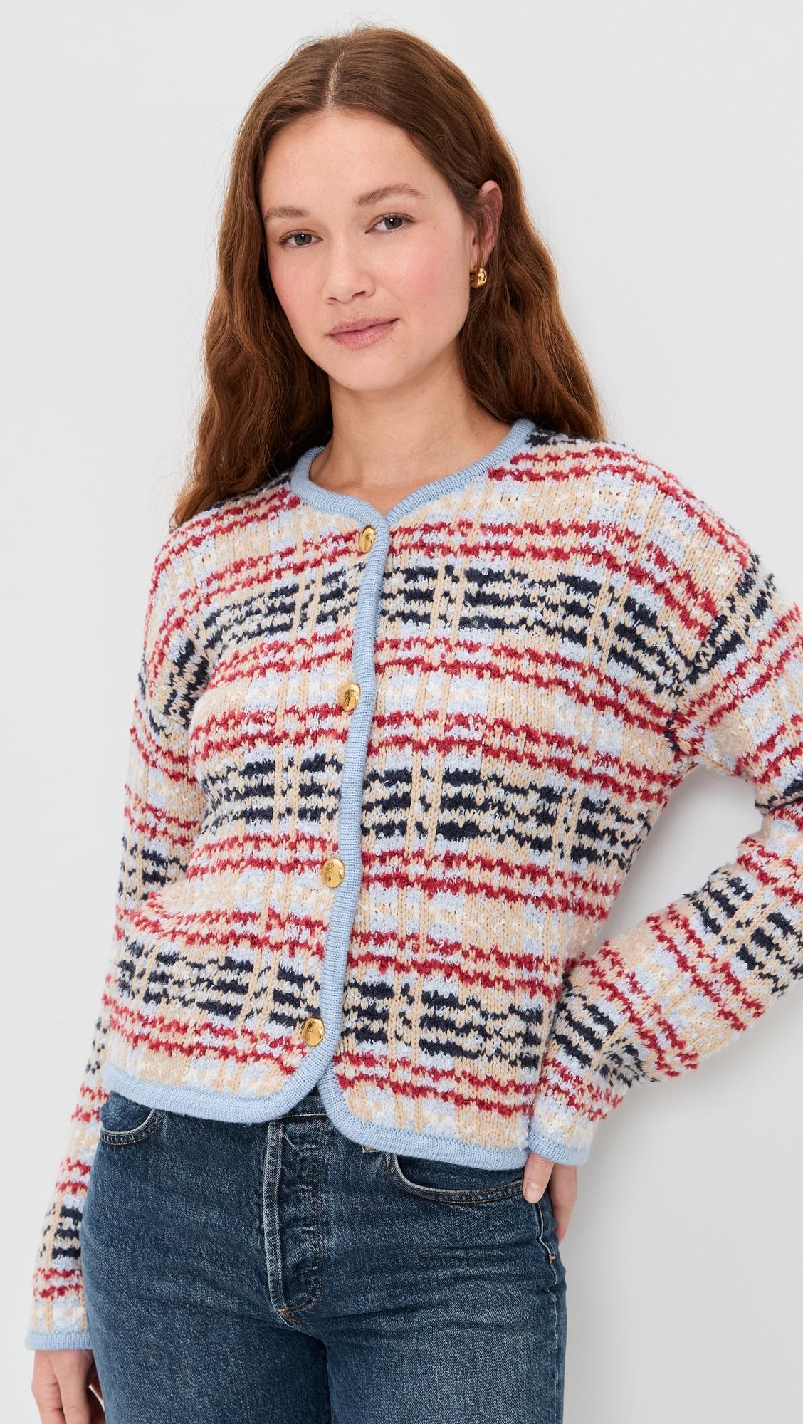 textured stripe jacket