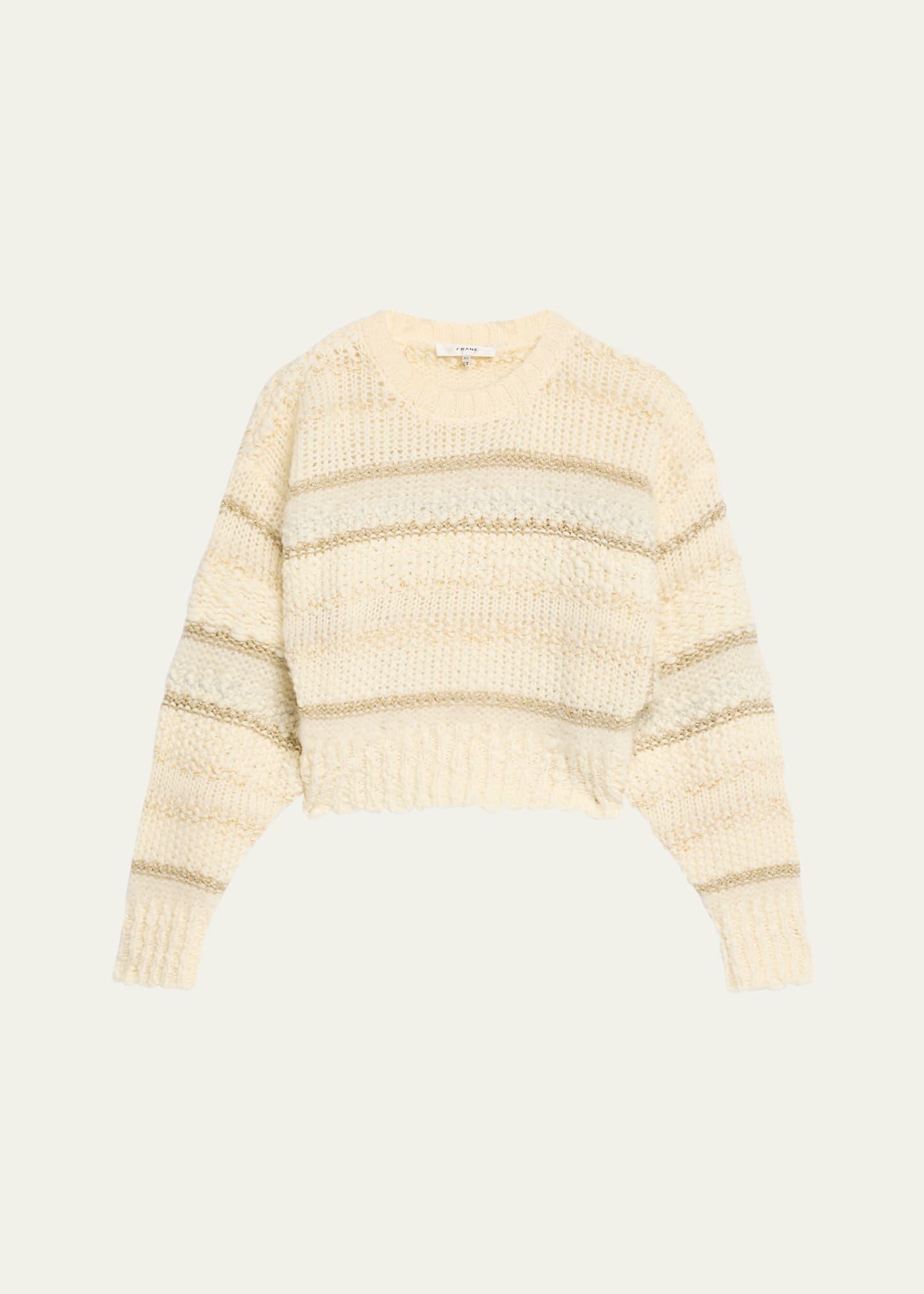 textured stripe sweater