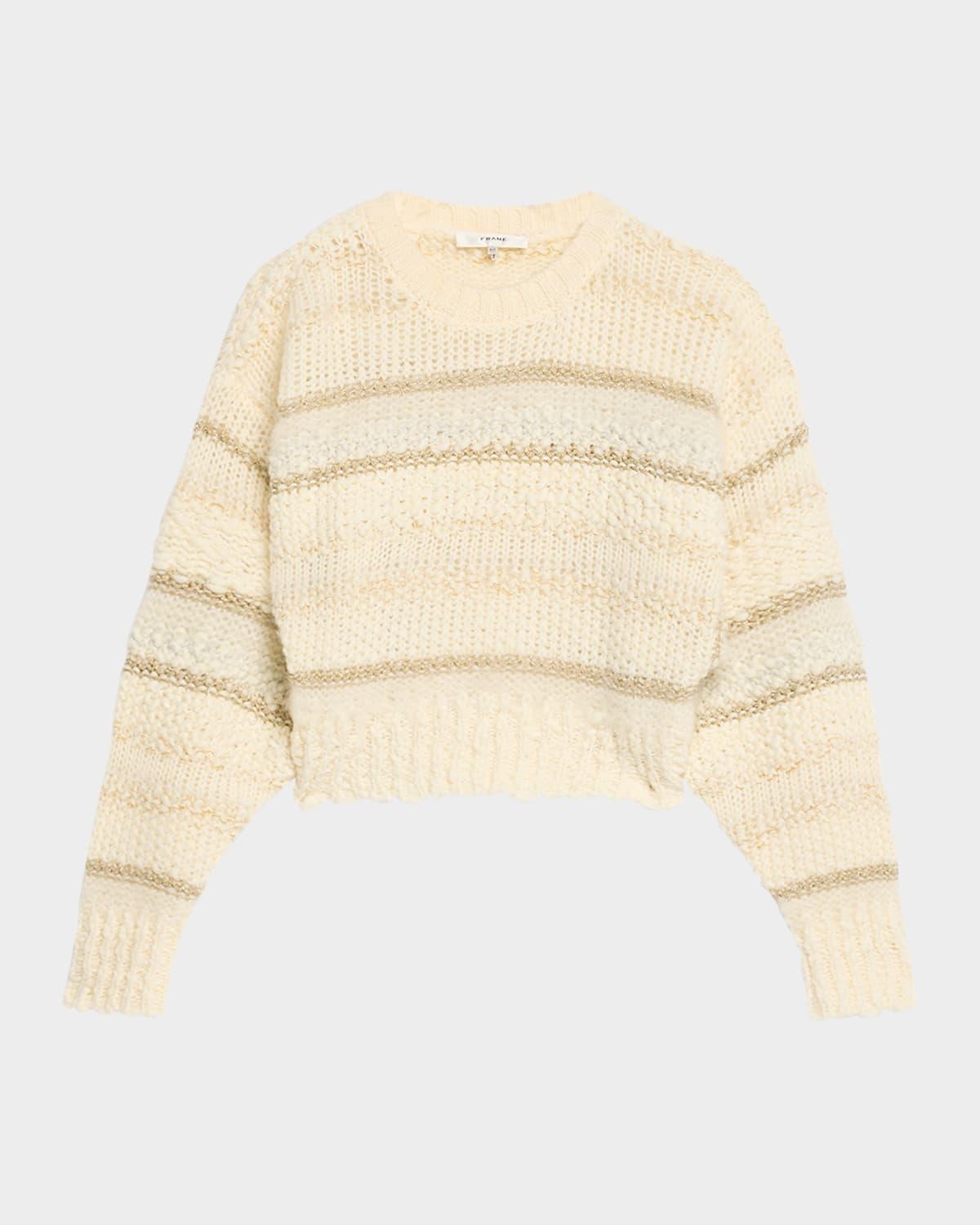 textured stripe sweater