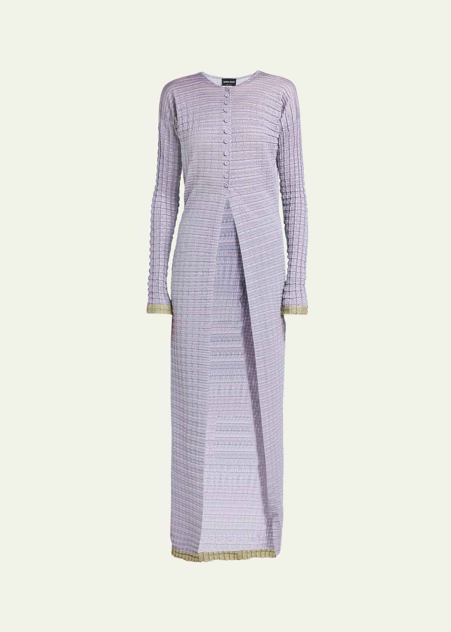 textured tipped cardigan