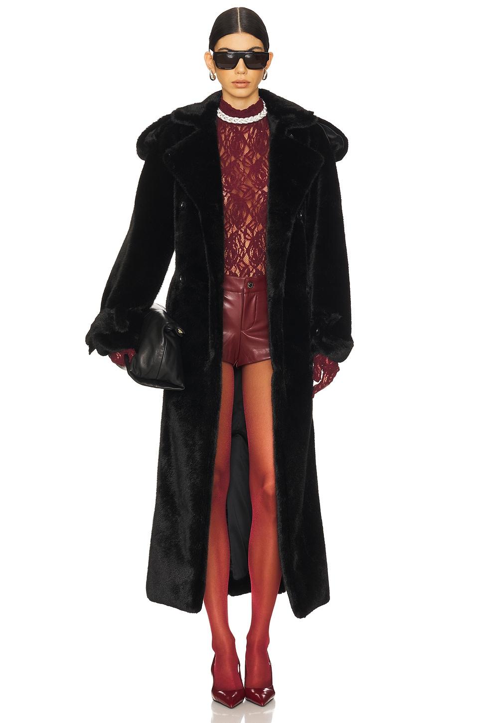 thalia faux fur coat