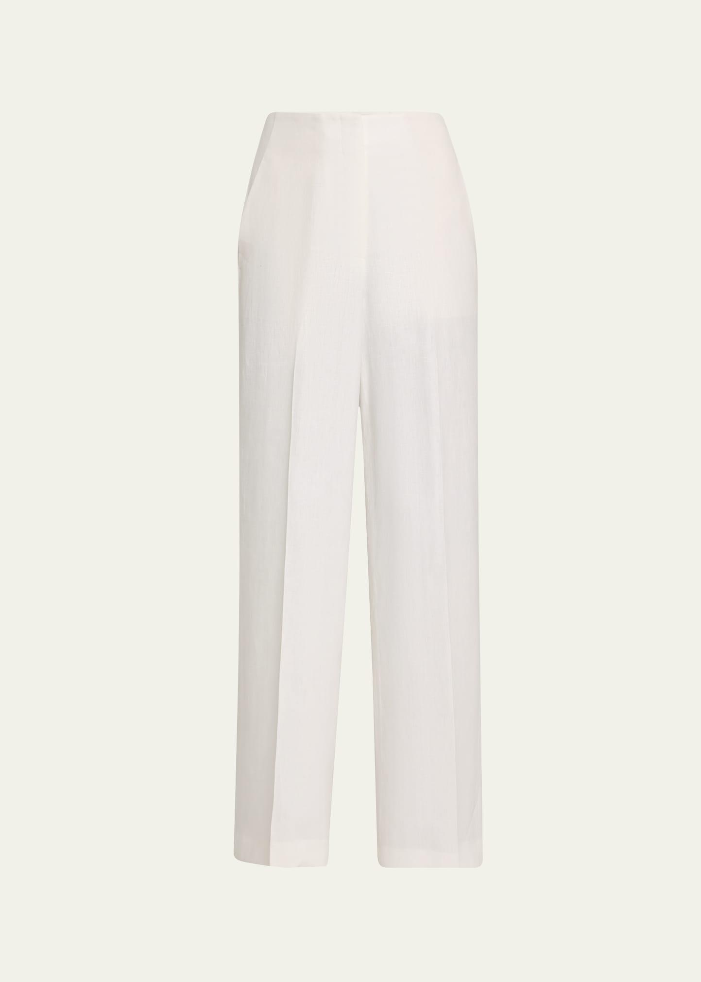 thames wide-leg linen pants