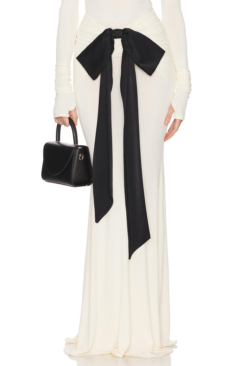 the althea jersey skirt with bow