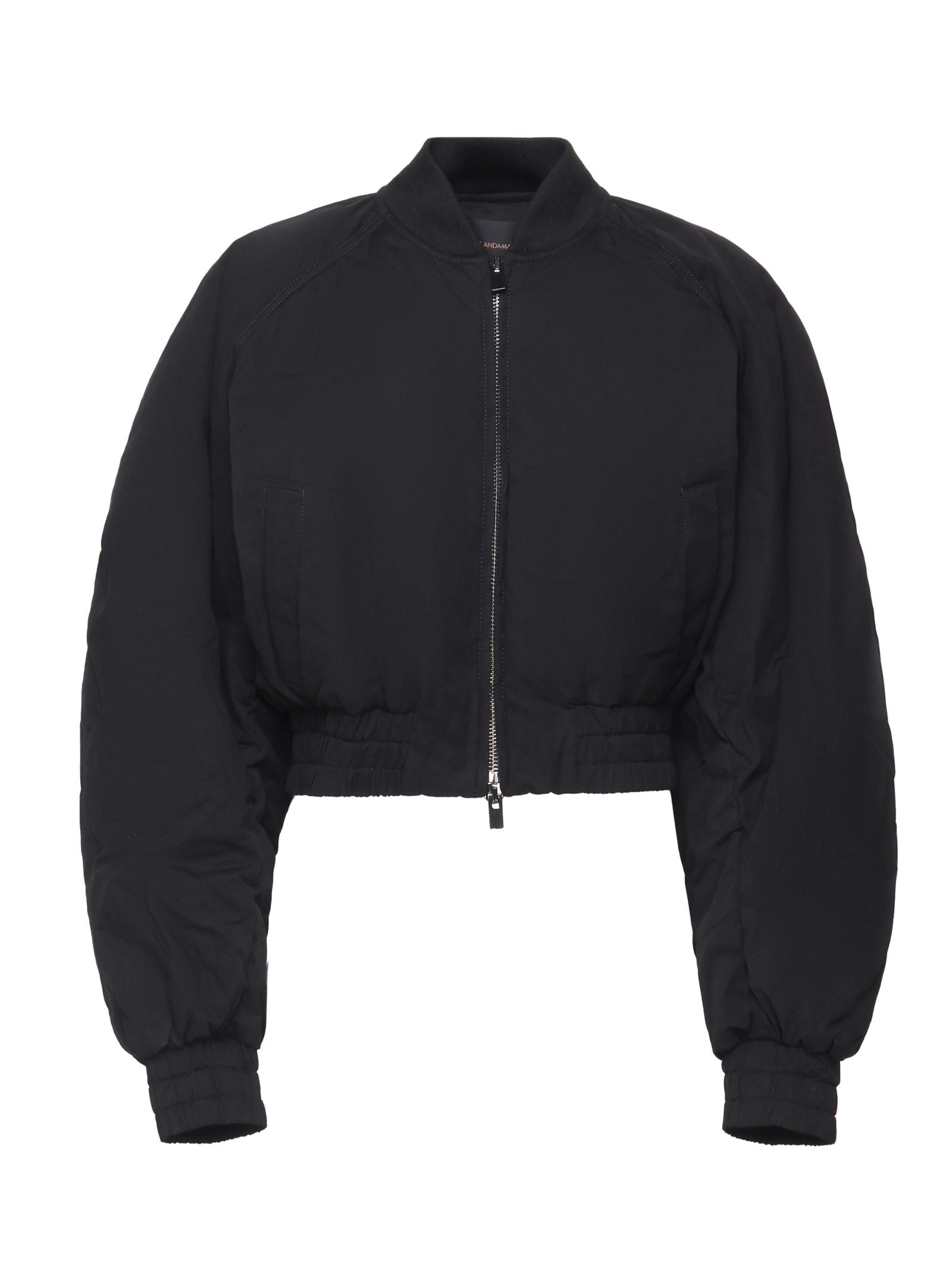 the andamane bomber jacket with balloon sleeves