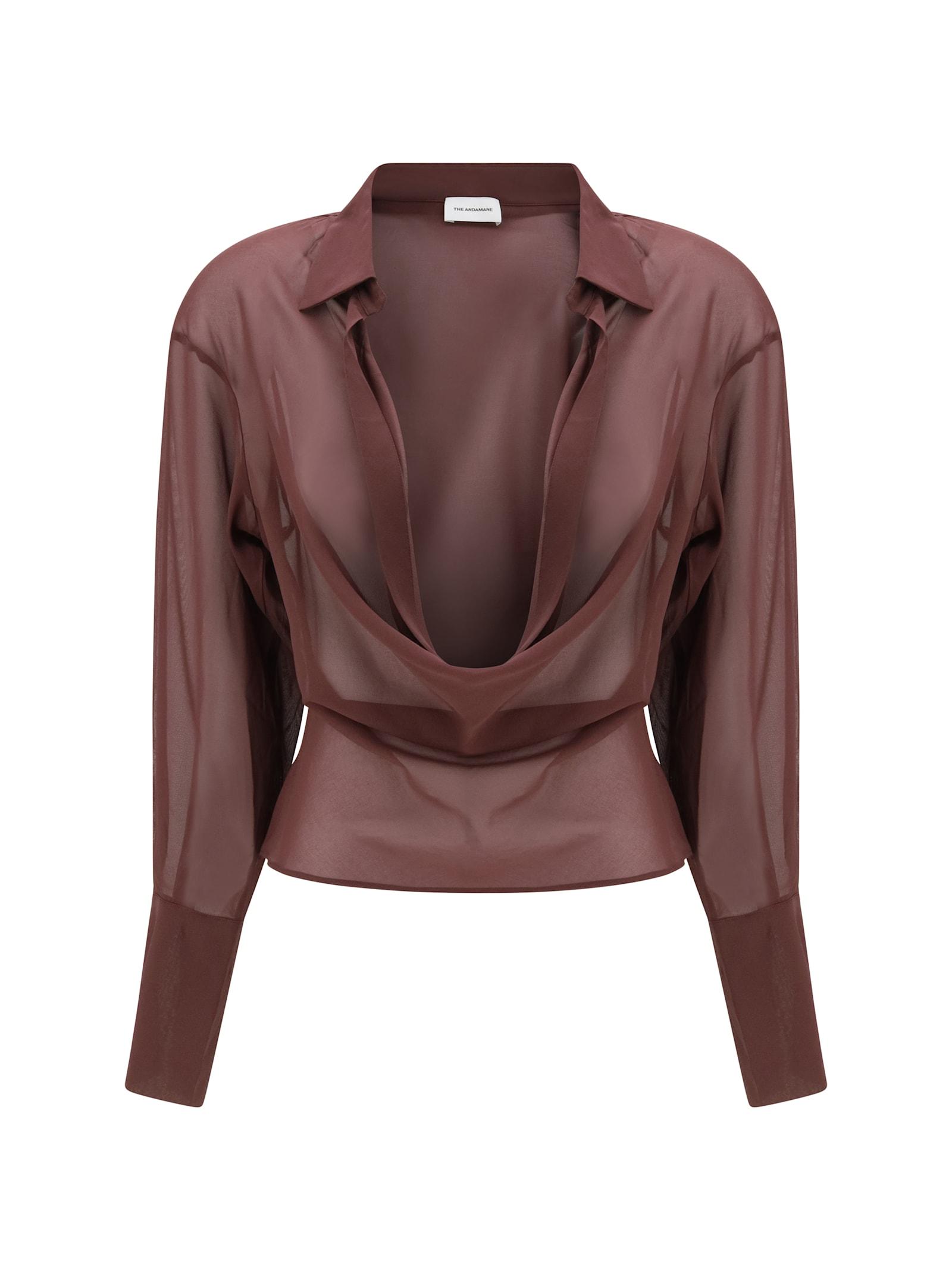 the andamane draped shirt
