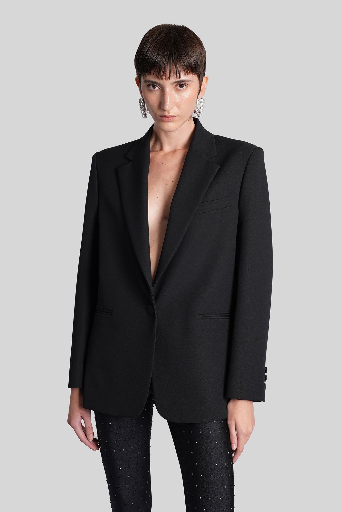 the andamane guia blazer in black polyester