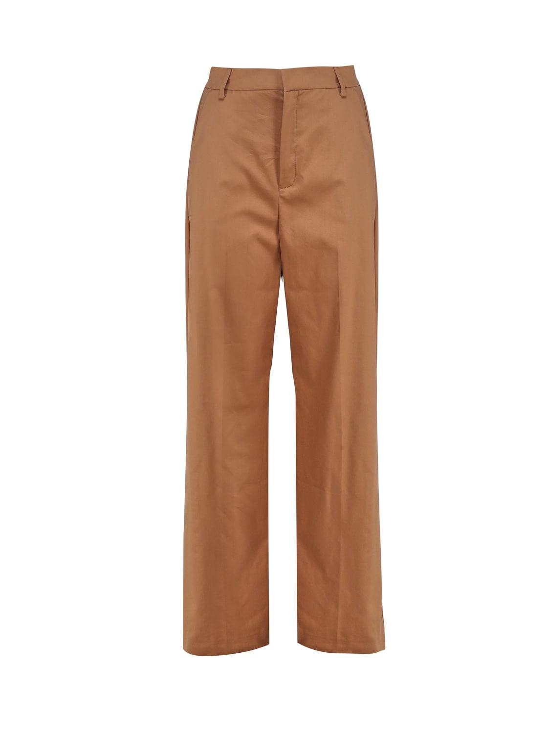 the andamane high-waisted cotton trousers