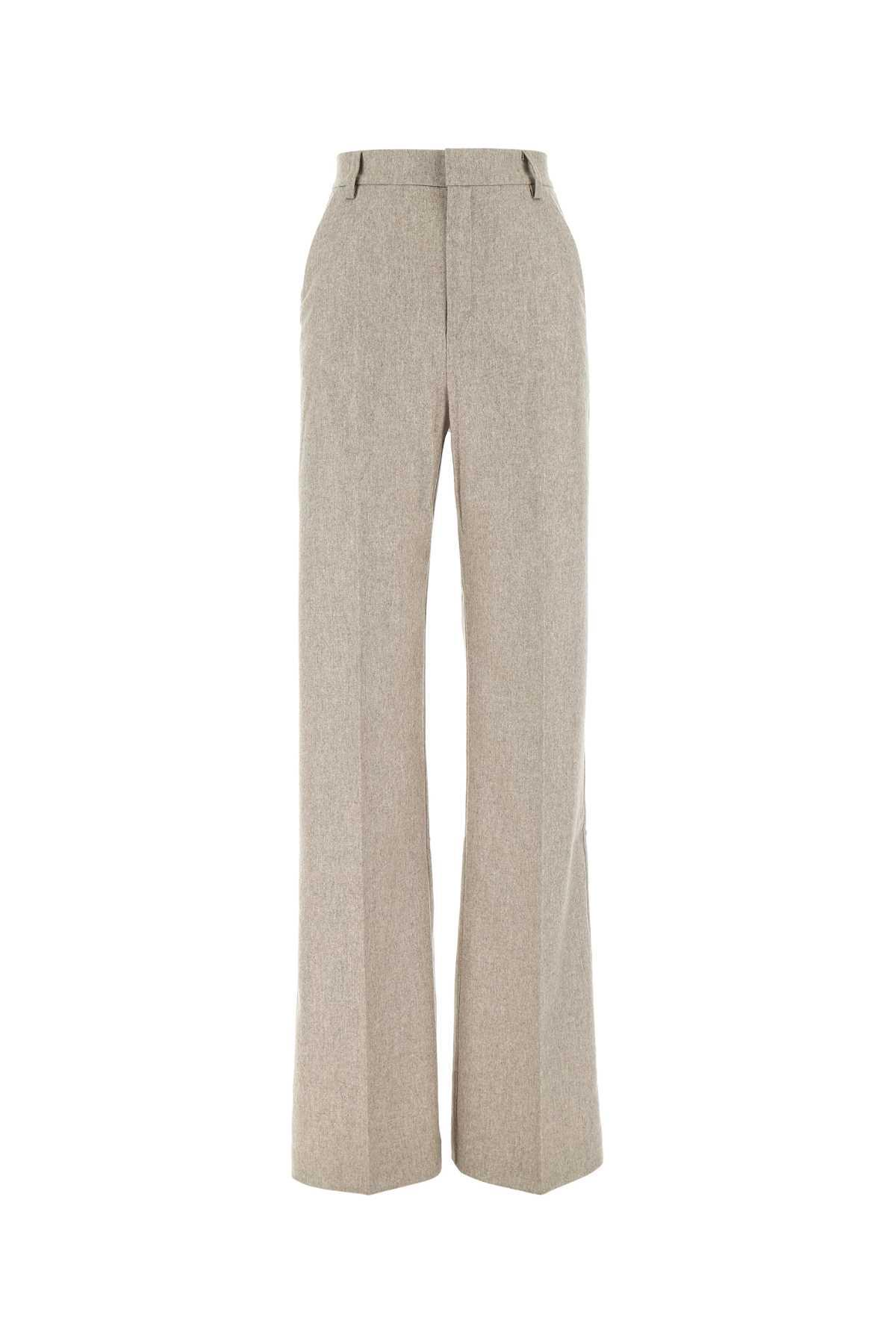 the andamane melange grey stretch wool blend pant