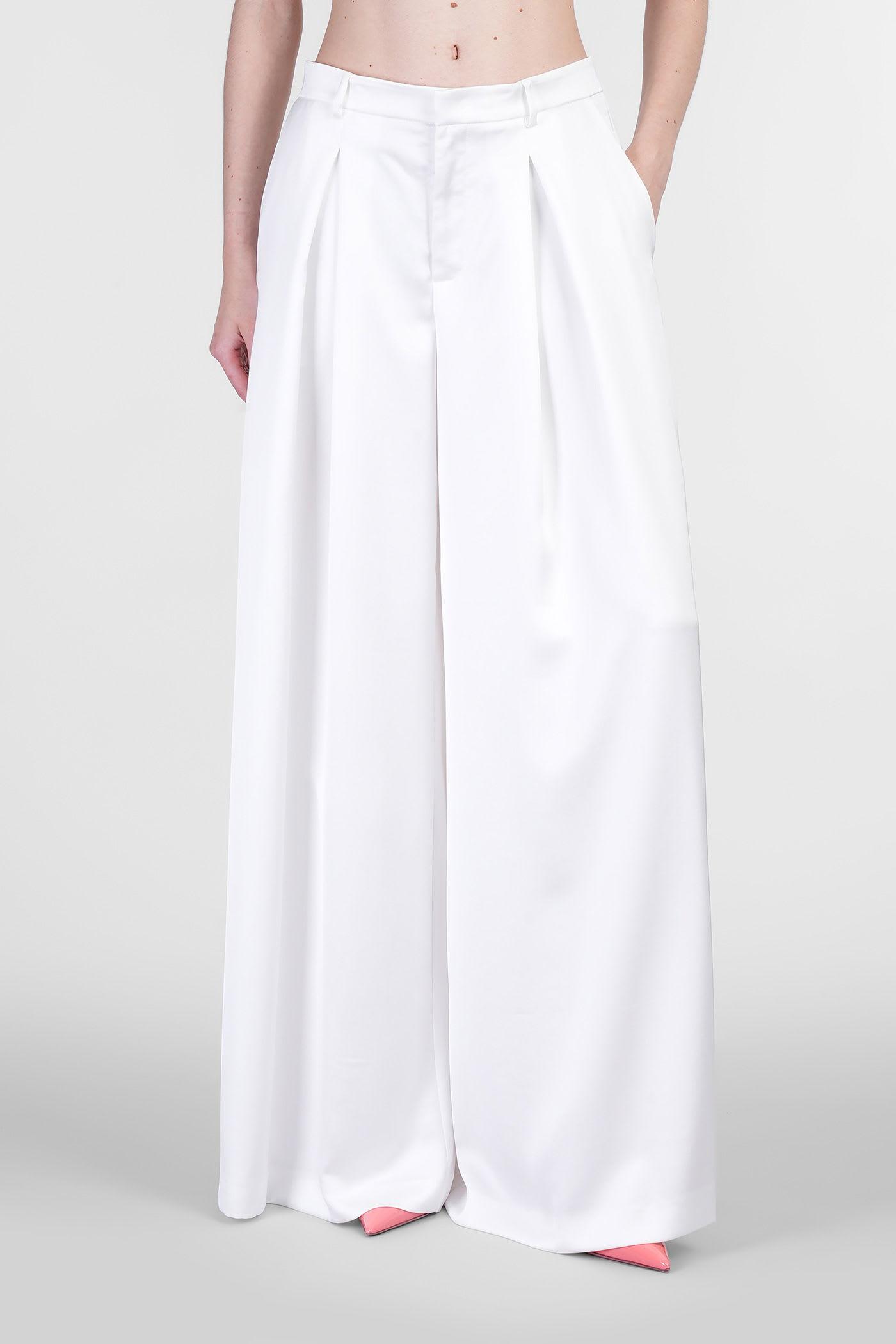 the andamane tara pants in white polyester