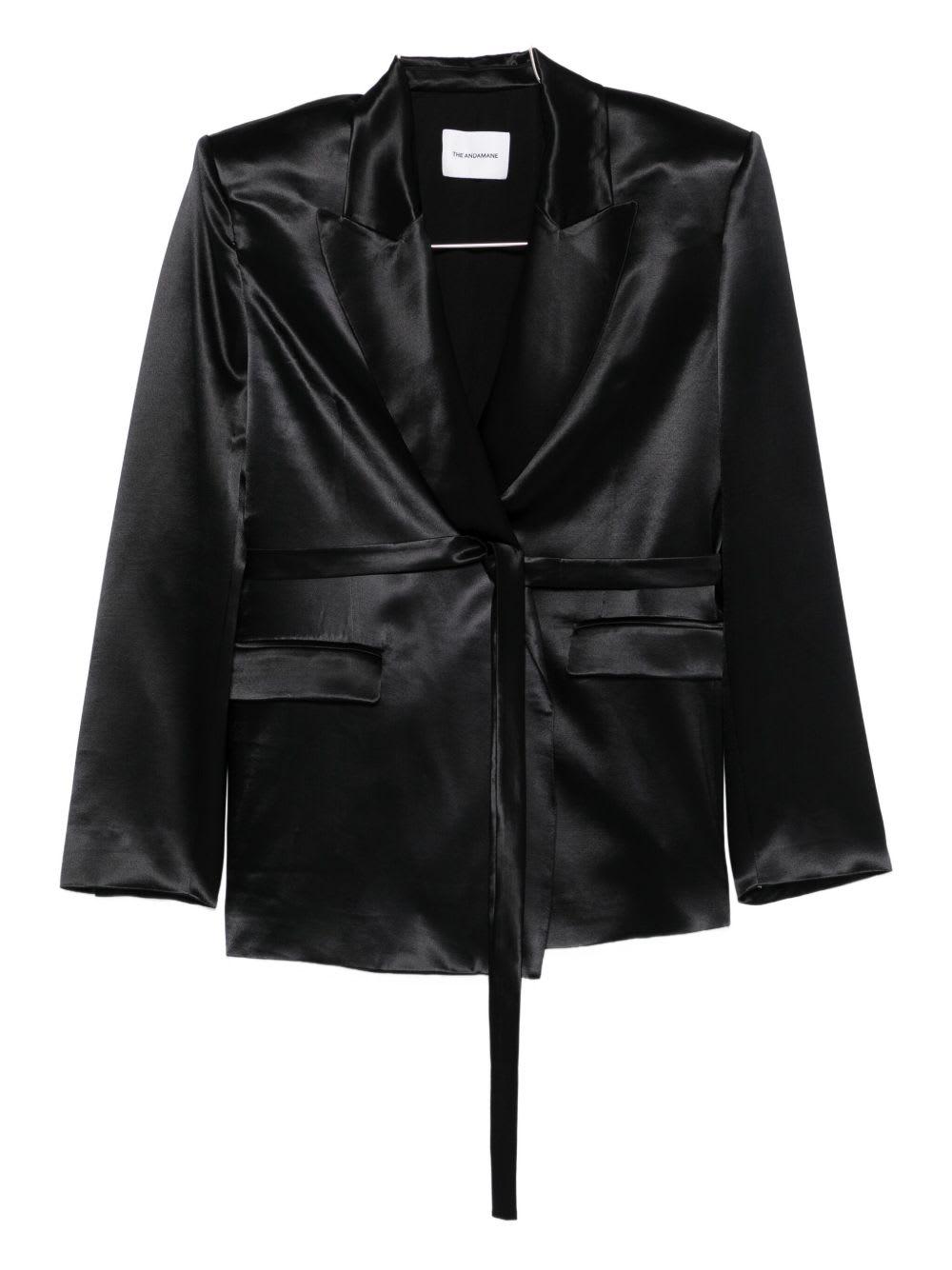 the andamane tie-waist pocket blazer