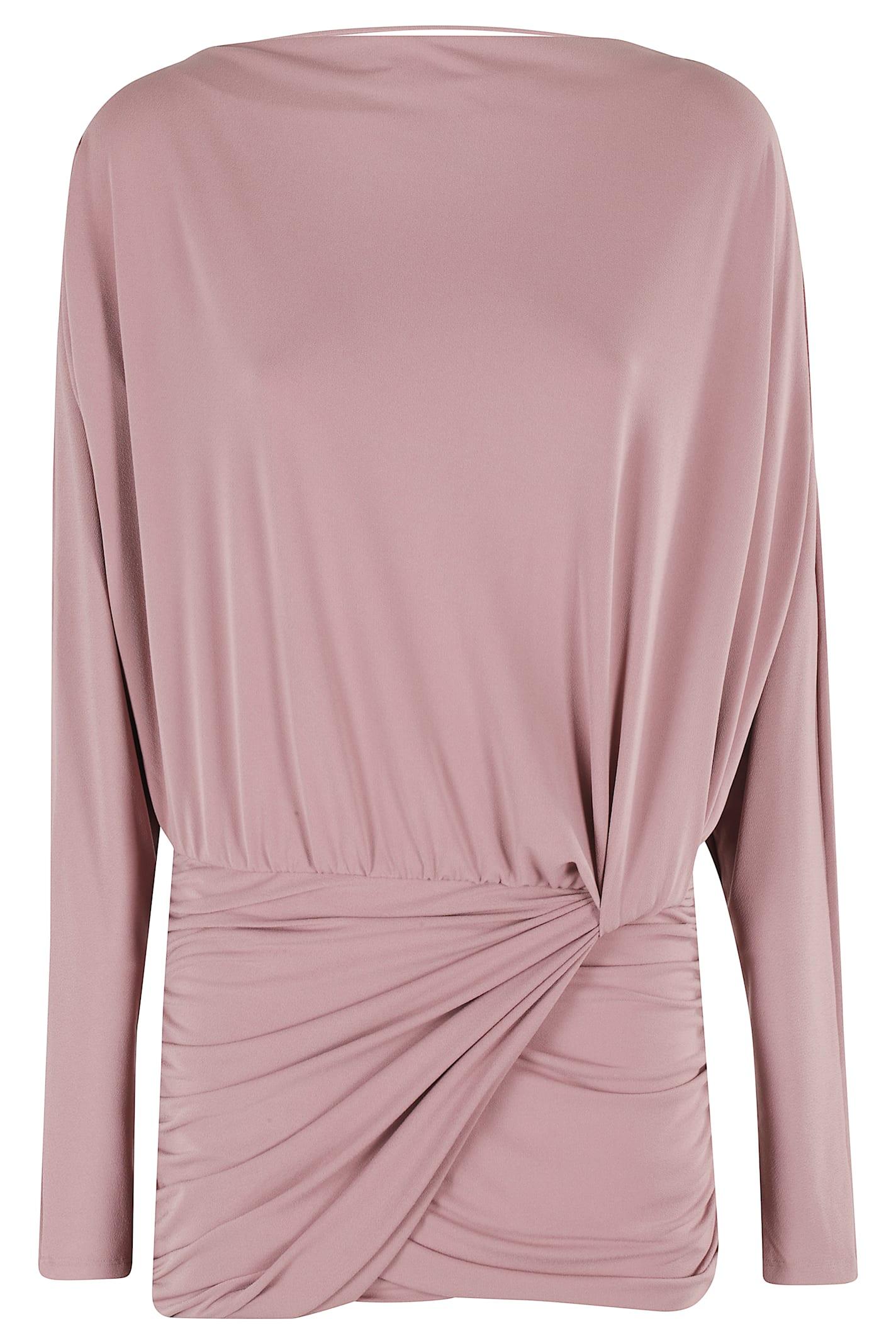 the andamane wisteria mini long sleeve mini dress