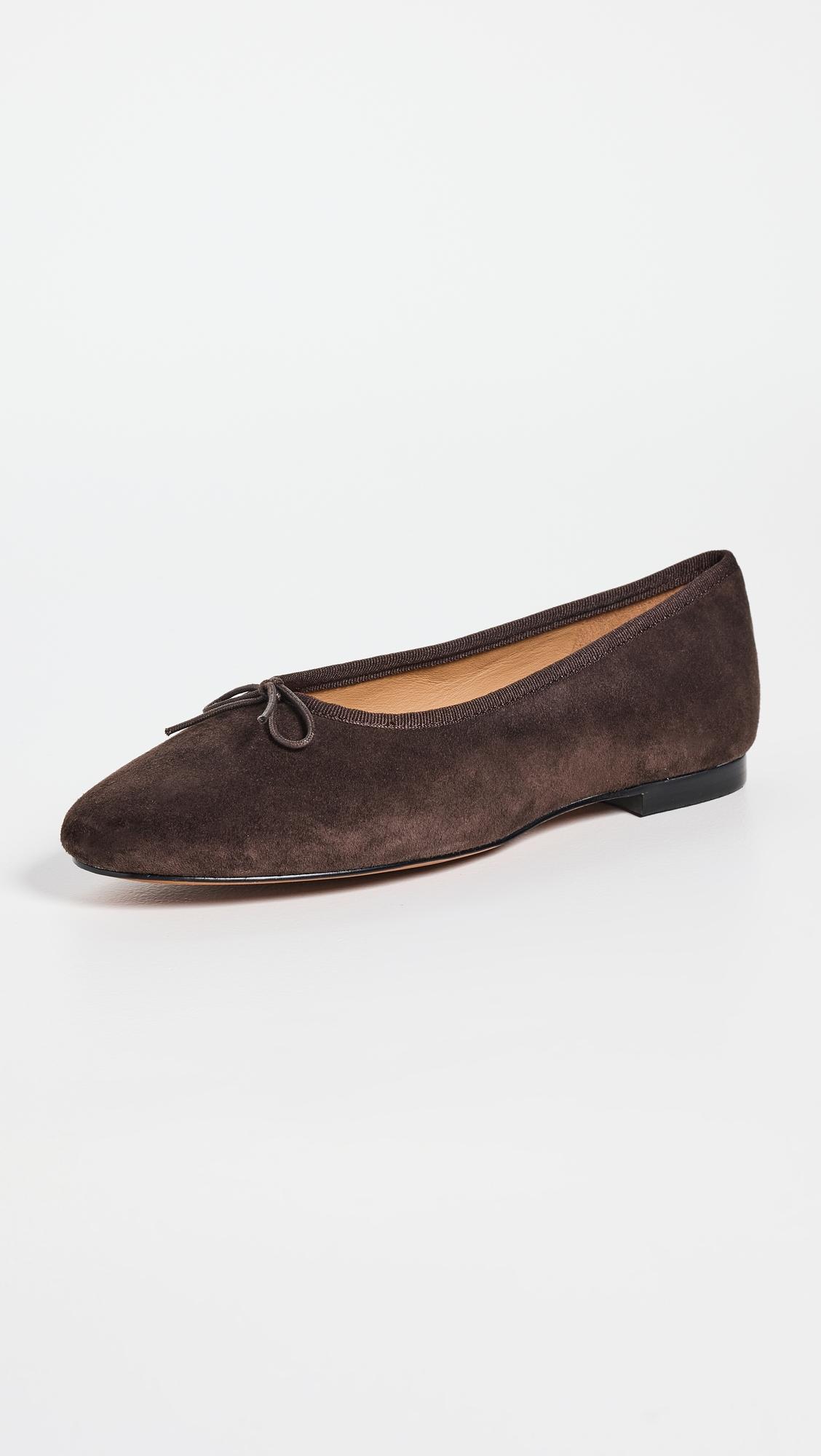the april ballet flat in suede