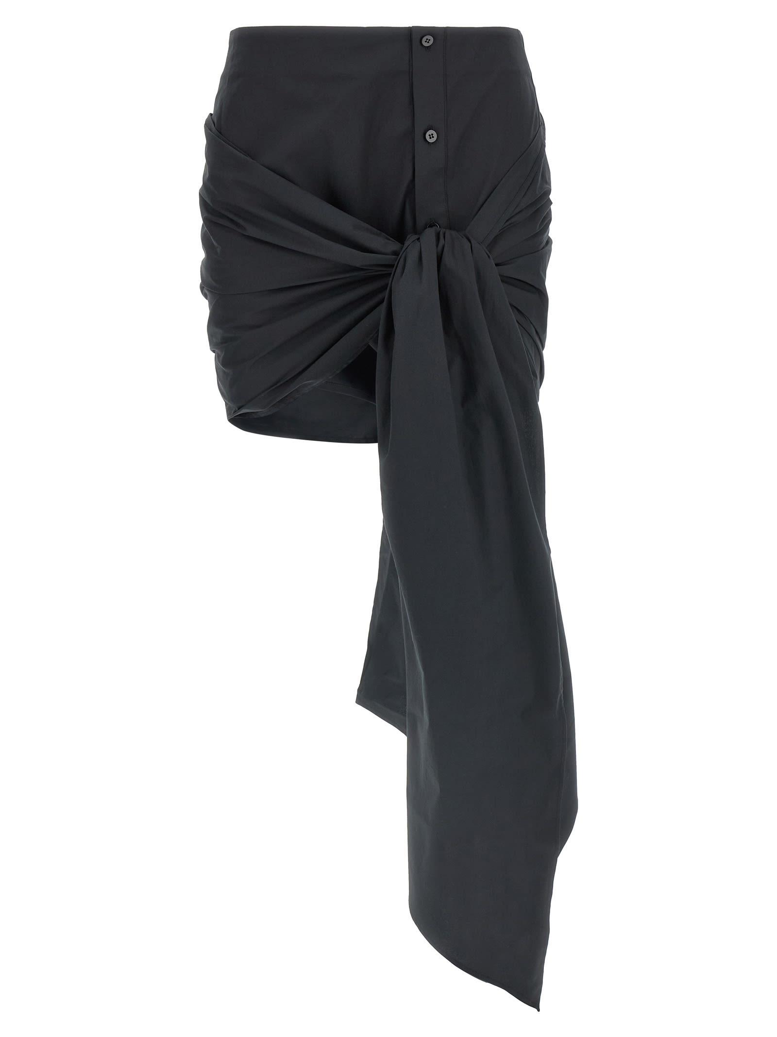 the attico -bow skirt