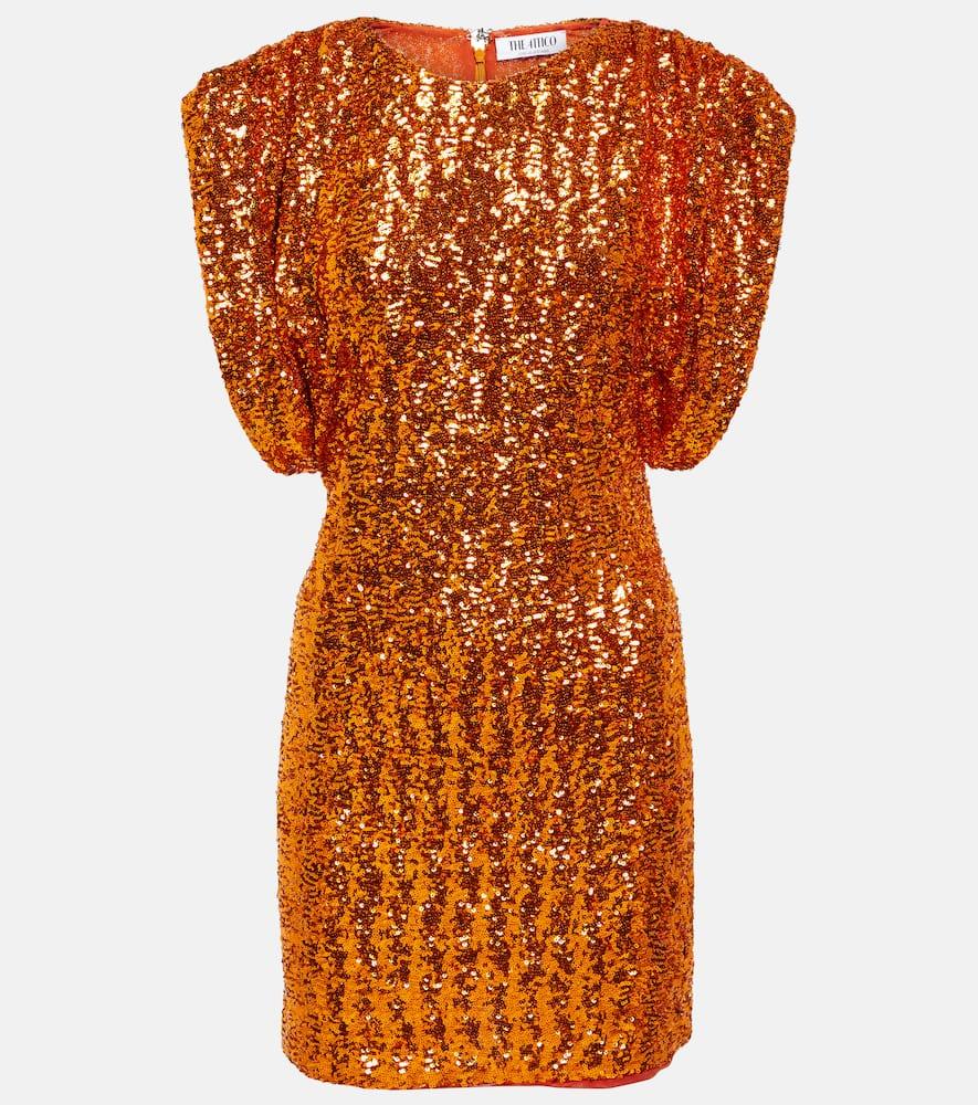 the attico annie sequined minidress