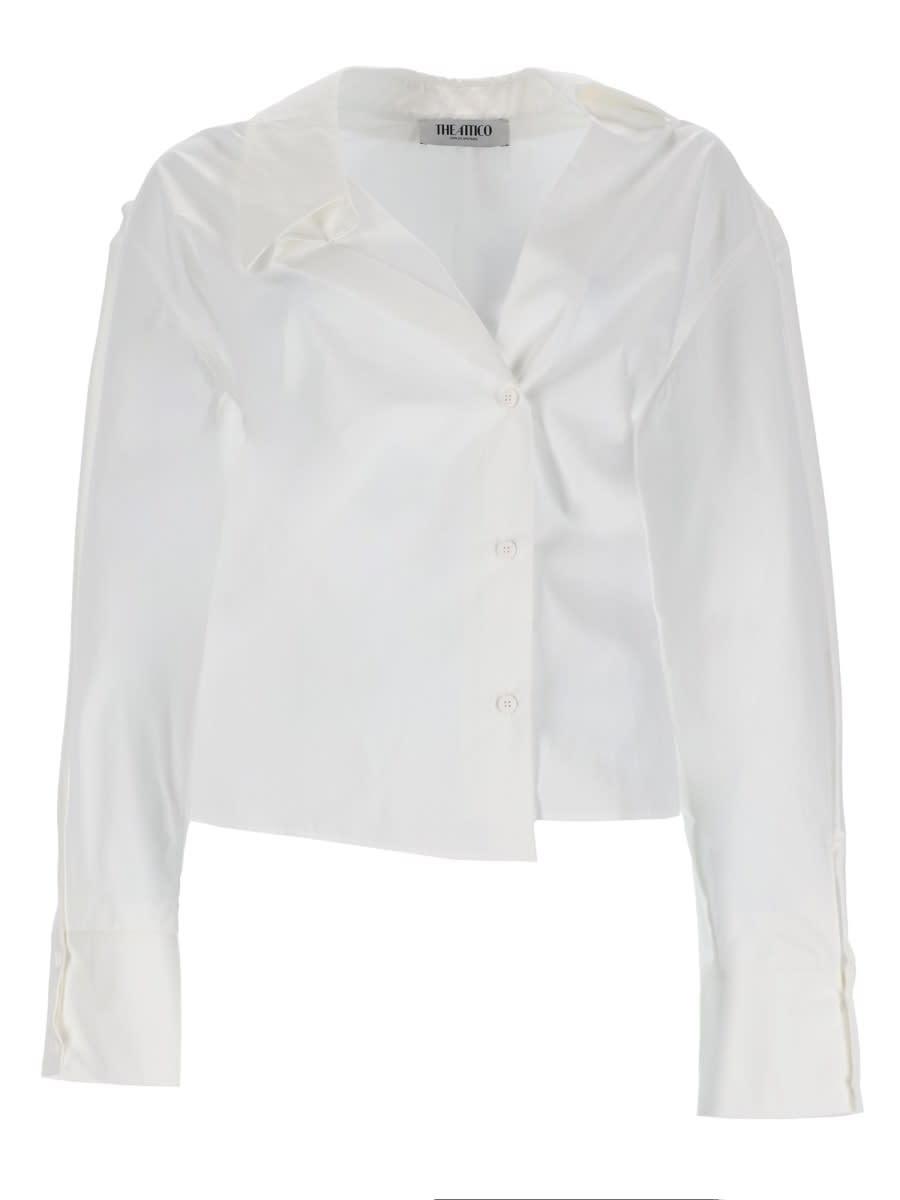 the attico asymmetrical shirt