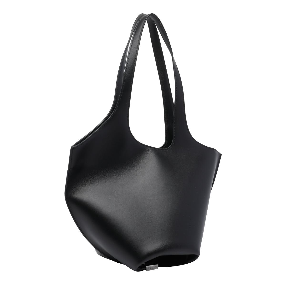 the attico bags black calf leather - women