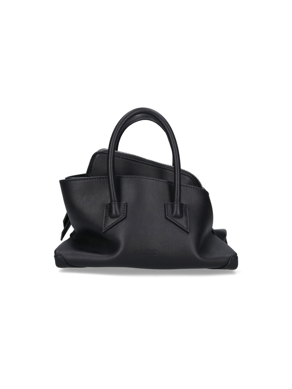 the attico bags black leather - women