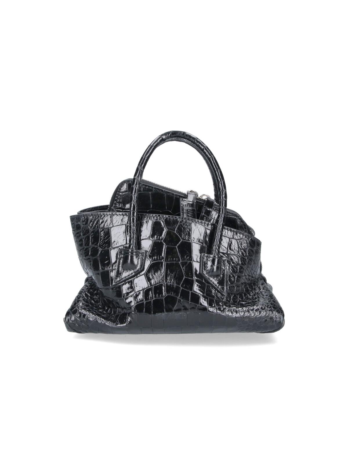 the attico bags black leather - women