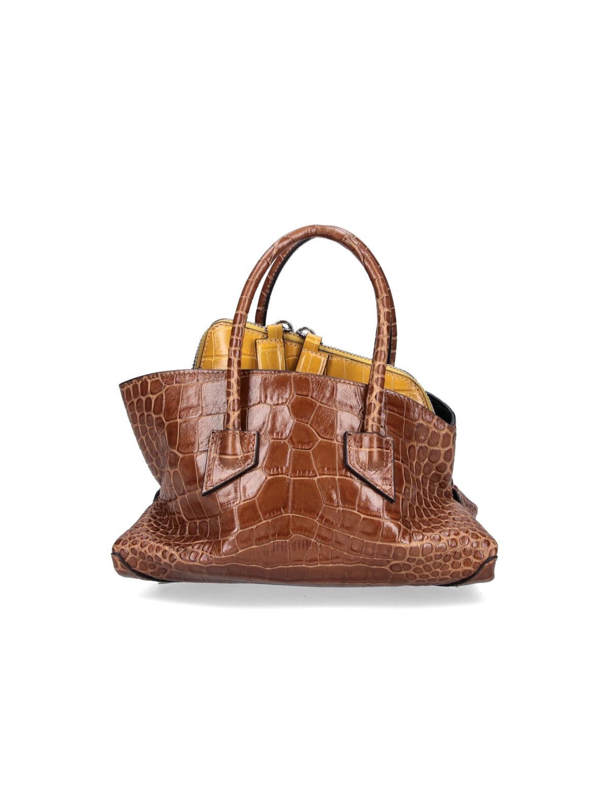 the attico bags brown leather - women