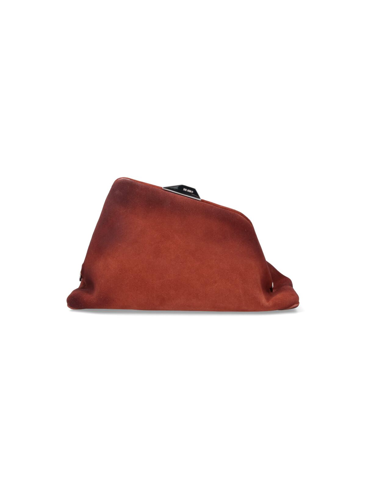 the attico bags brown suede - women